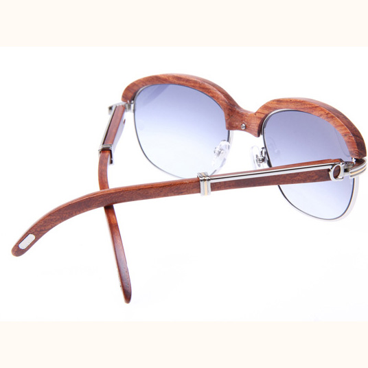 Cartier CT_1116679 Sunglasses In Silver Grey Gradient - FashionPlug