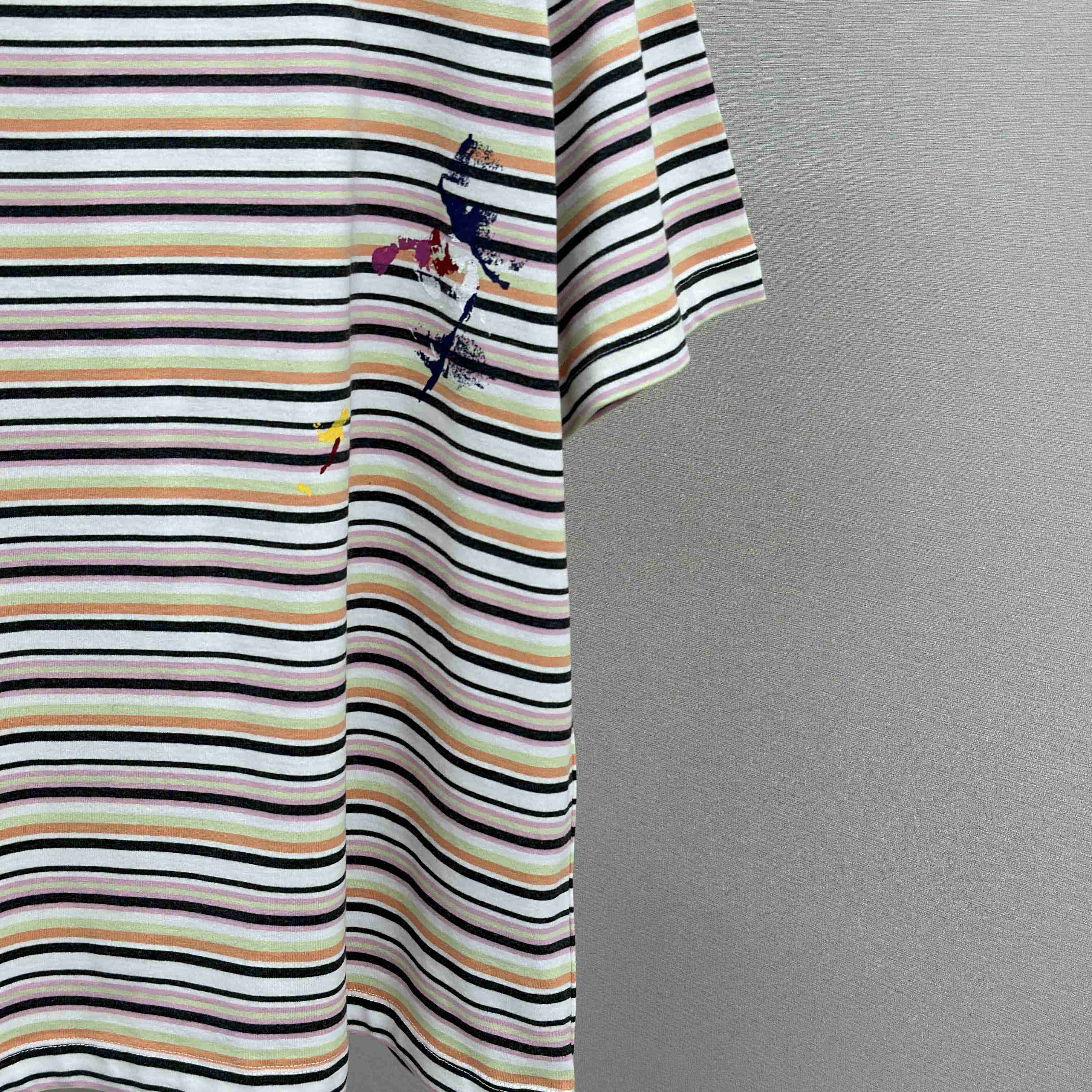 Gallery Dept.  Gallery Department Nelson Striped Short Sleeve Tee Shirt - FashionPlug