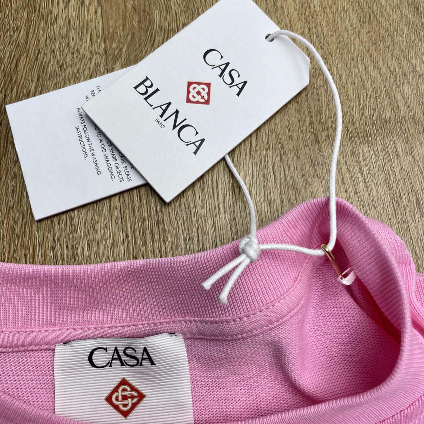 Casablanca Pink L'Arc Coloré T-Shirt    C1067 - FashionPlug