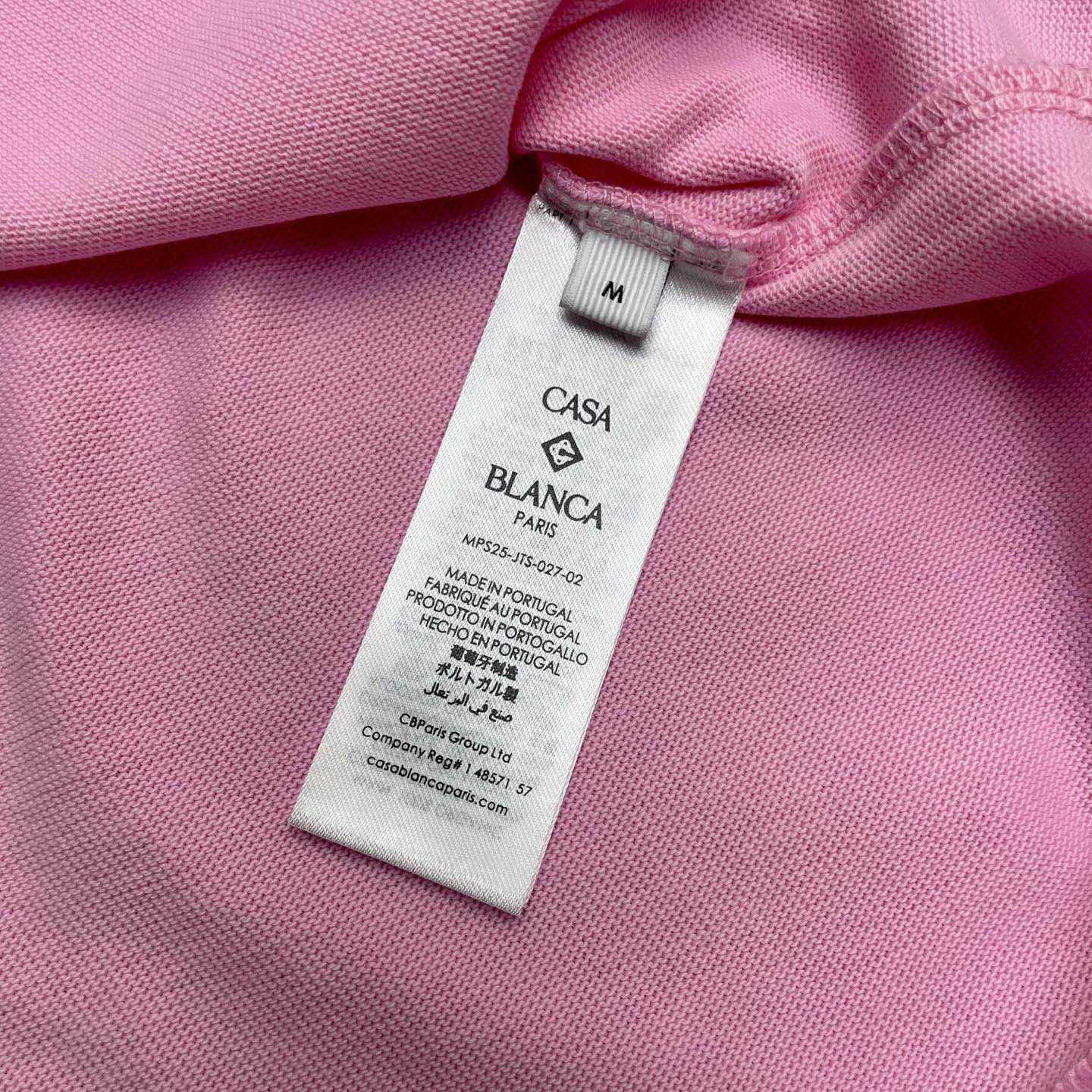 Casablanca Pink L'Arc Coloré T-Shirt    C1067 - FashionPlug