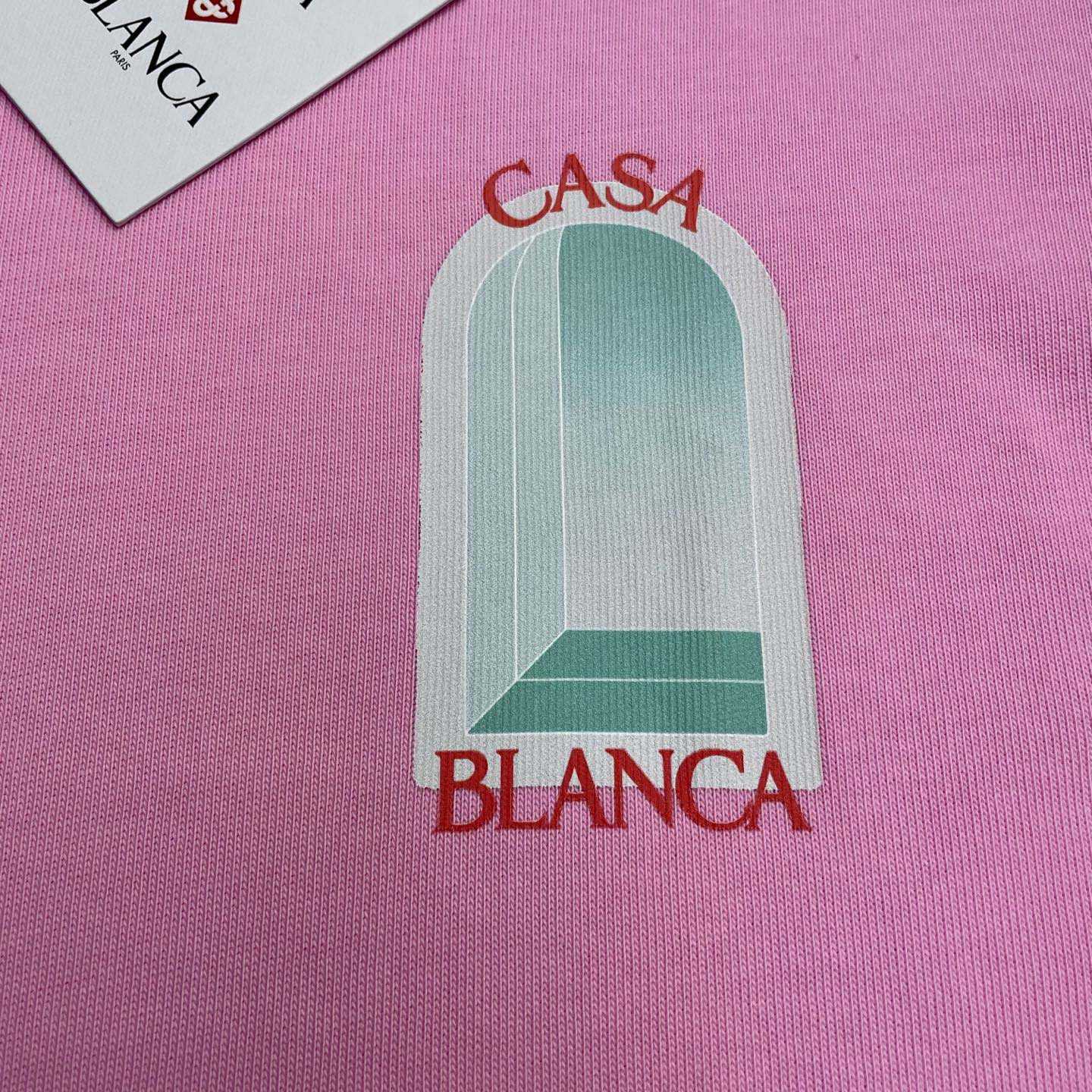 Casablanca Pink L'Arc Coloré T-Shirt    C1067 - FashionPlug