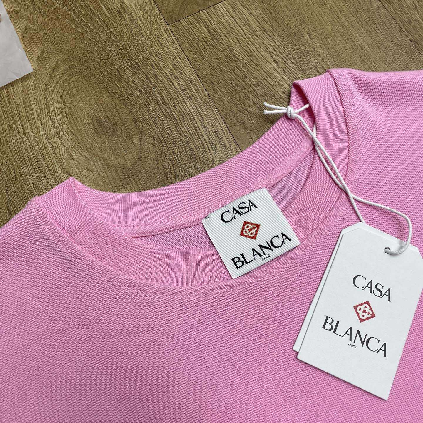 Casablanca Pink L'Arc Coloré T-Shirt    C1067 - FashionPlug