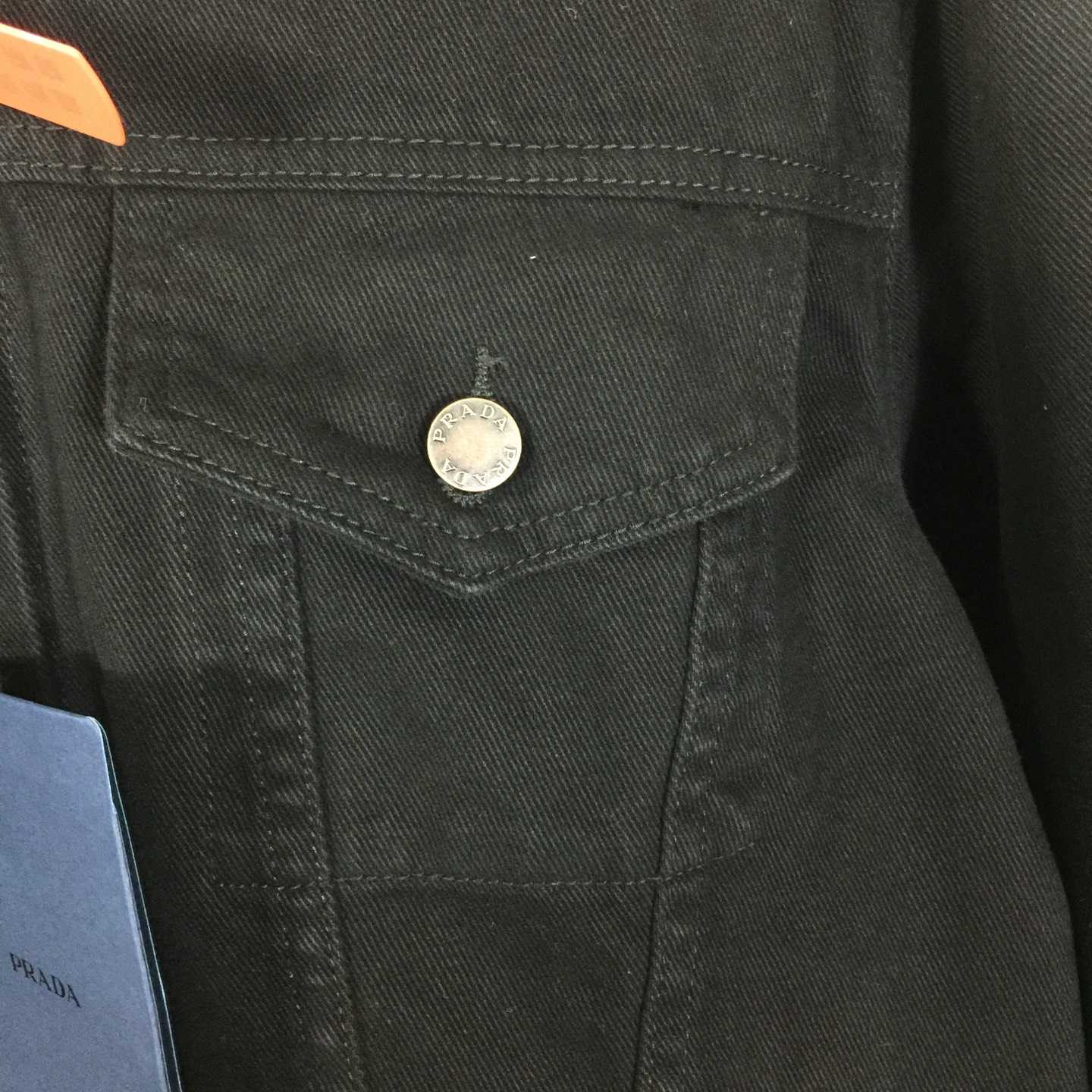 Prada Denim Blouson Jacket - FashionPlug