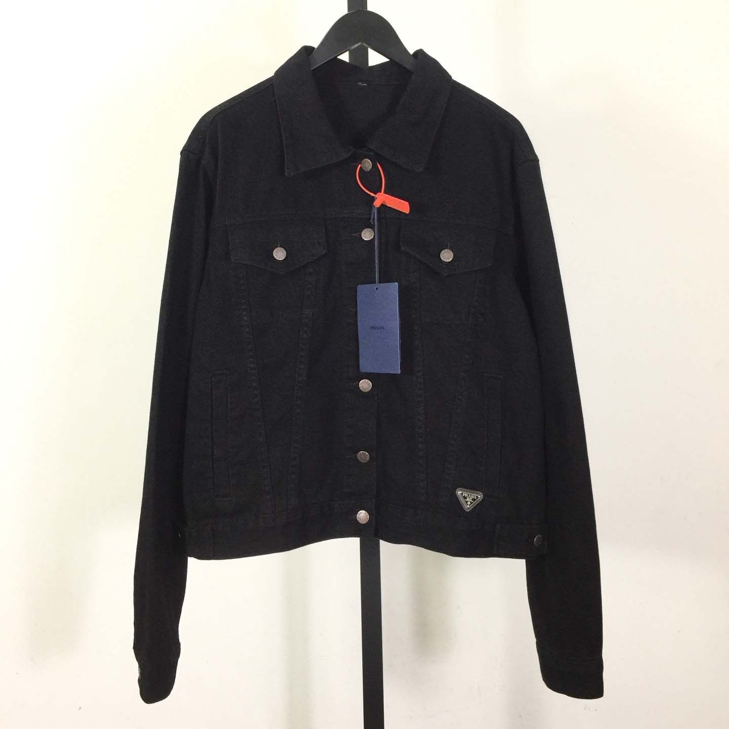 Prada Denim Blouson Jacket - FashionPlug