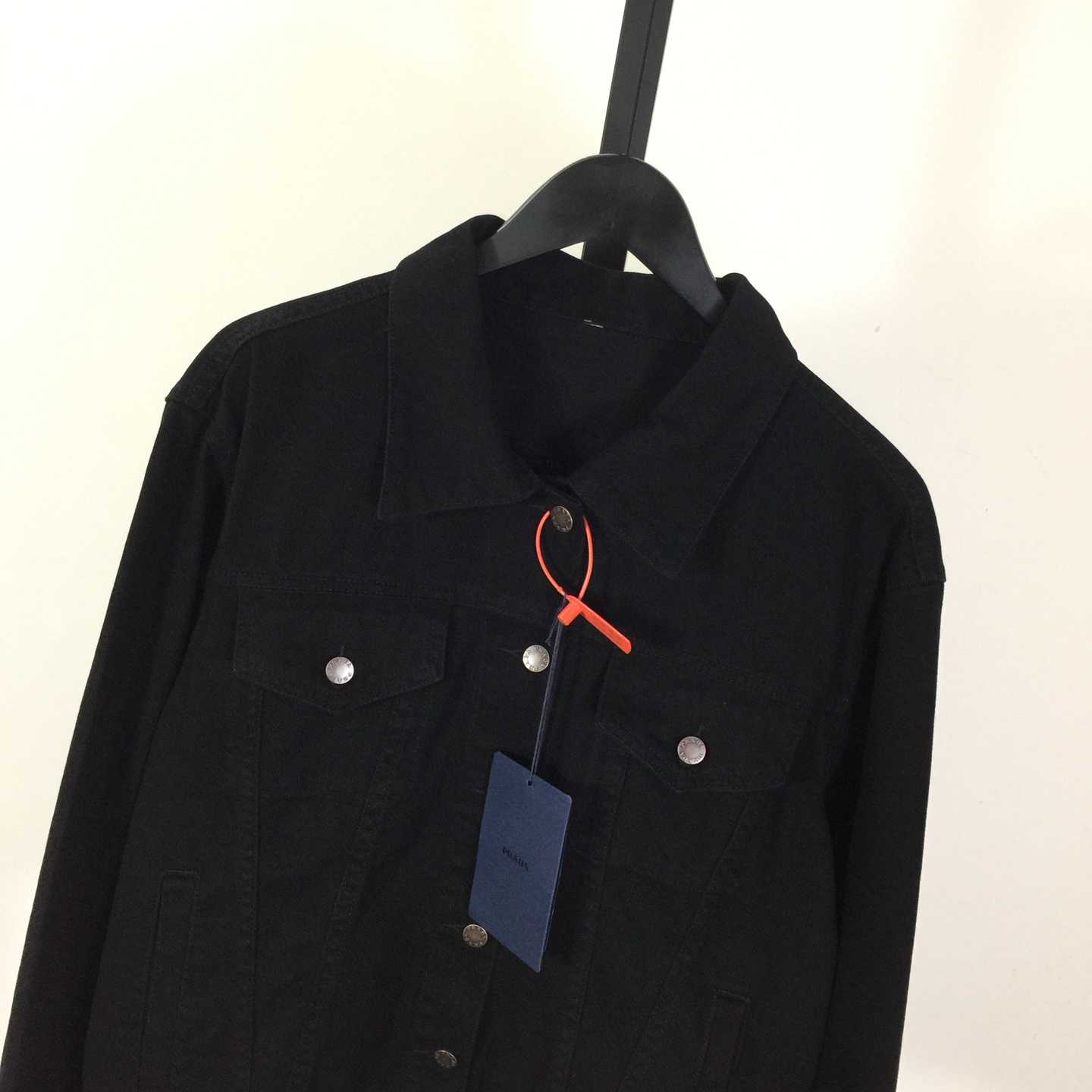 Prada Denim Blouson Jacket - FashionPlug