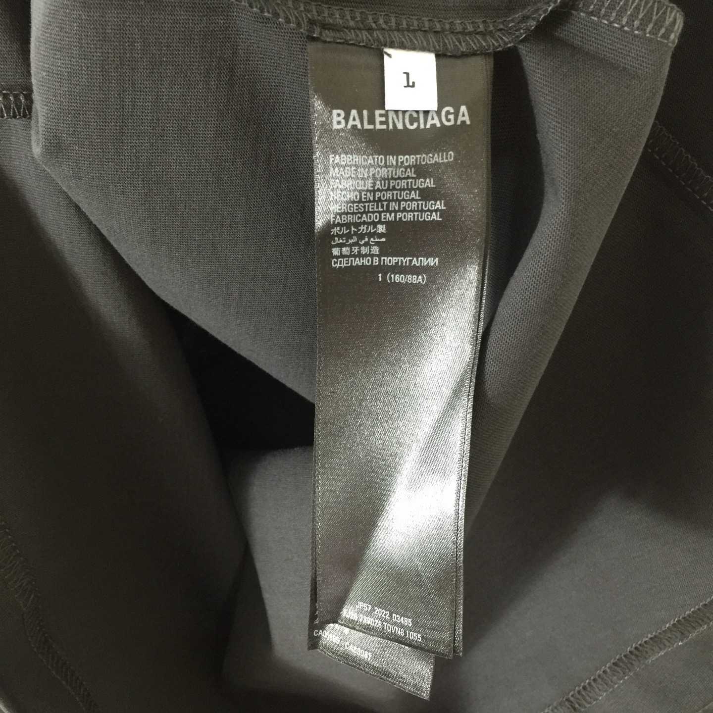 Balenciaga Basketball Series - Oversized T-Shirt in washed black vintage jersey - FashionPlug