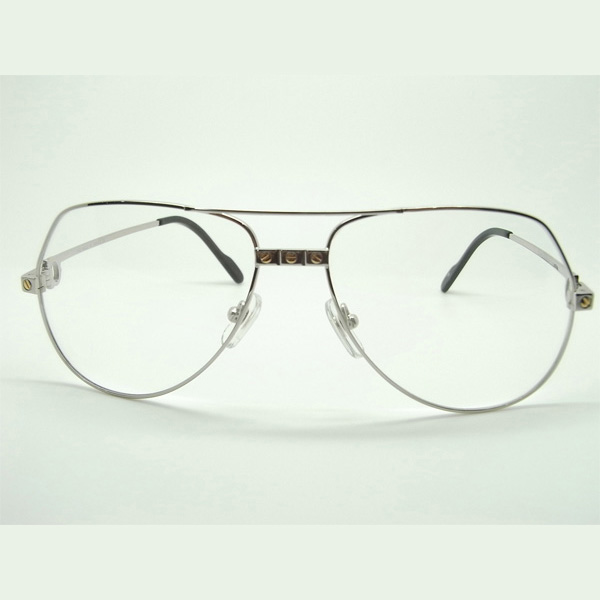 Cartier CT 1324912 Eyeglasses In Silver - FashionPlug