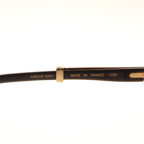 Cartier CT1990-0692 Black Buffalo Sunglasses In Gold Grey - FashionPlug