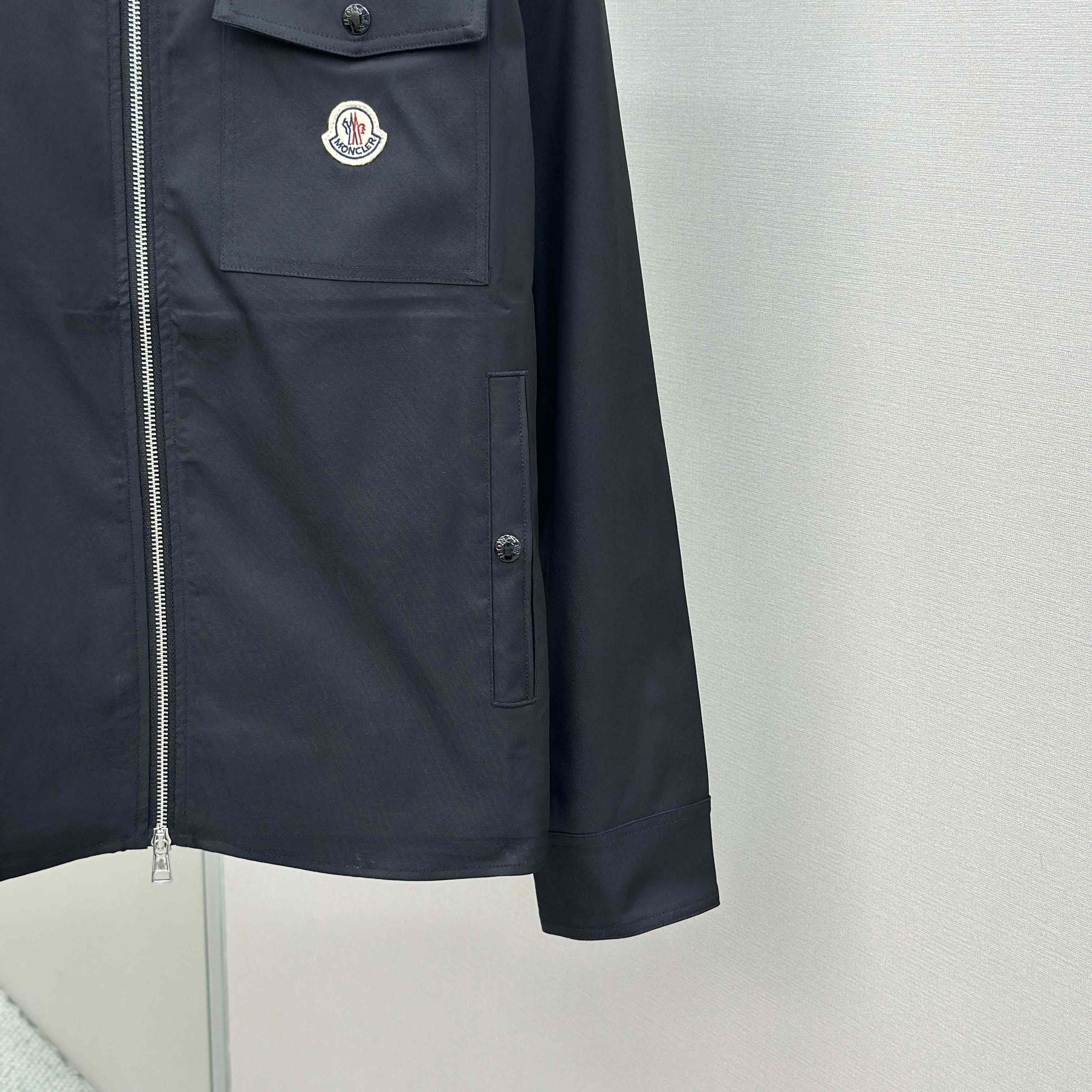 Moncler Gabardine Cotton Shirt Jacket - FashionPlug