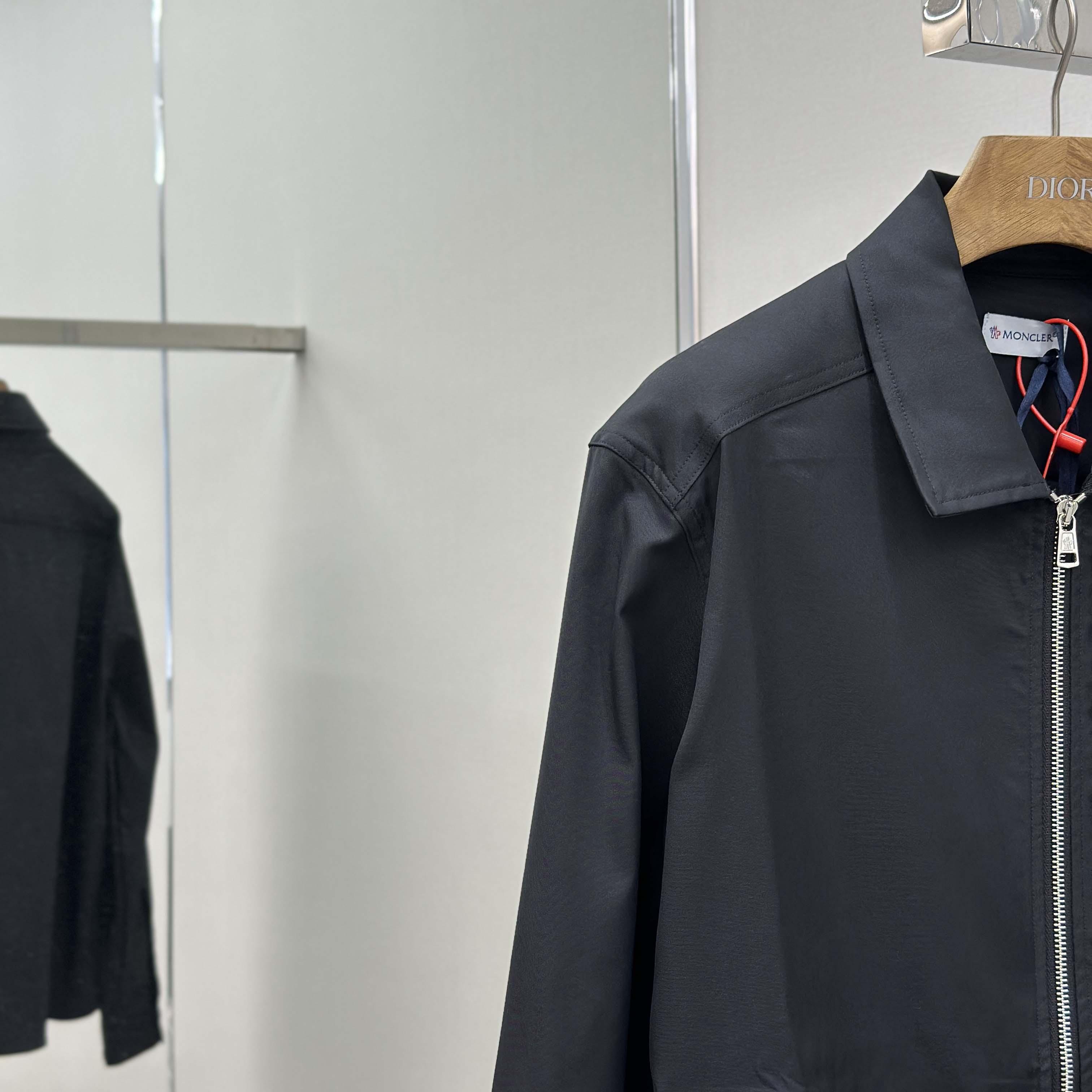 Moncler Gabardine Cotton Shirt Jacket - FashionPlug
