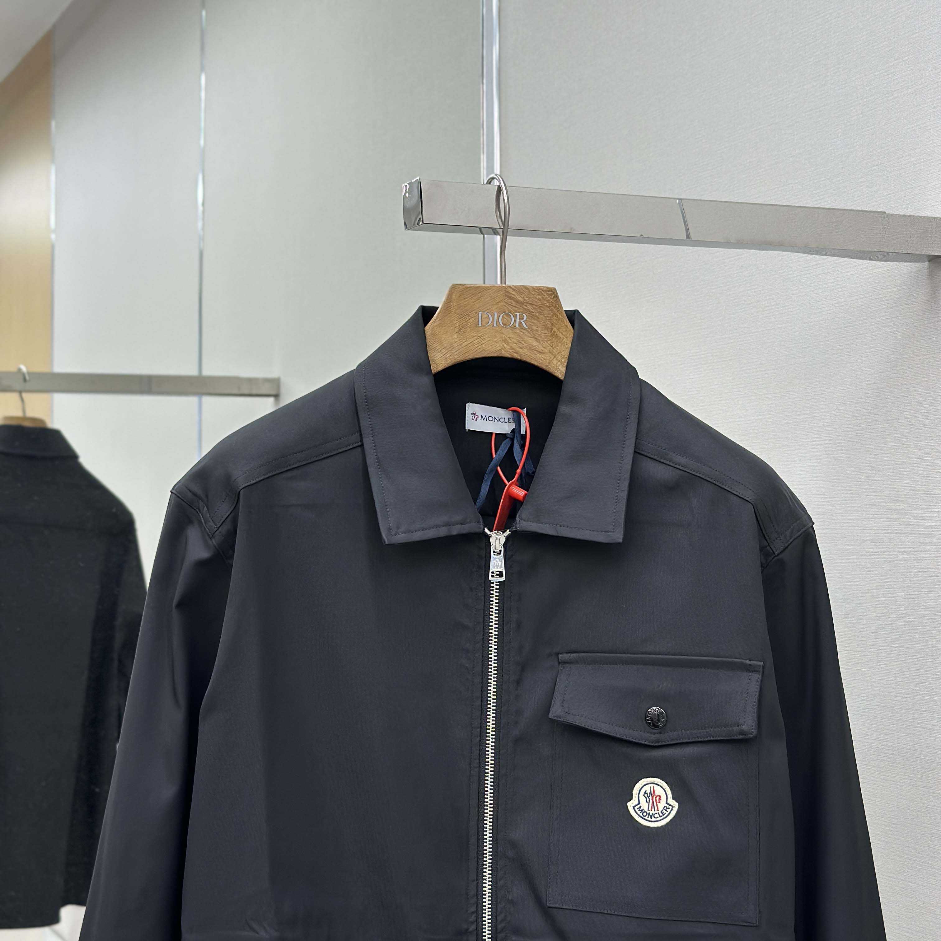 Moncler Gabardine Cotton Shirt Jacket - FashionPlug