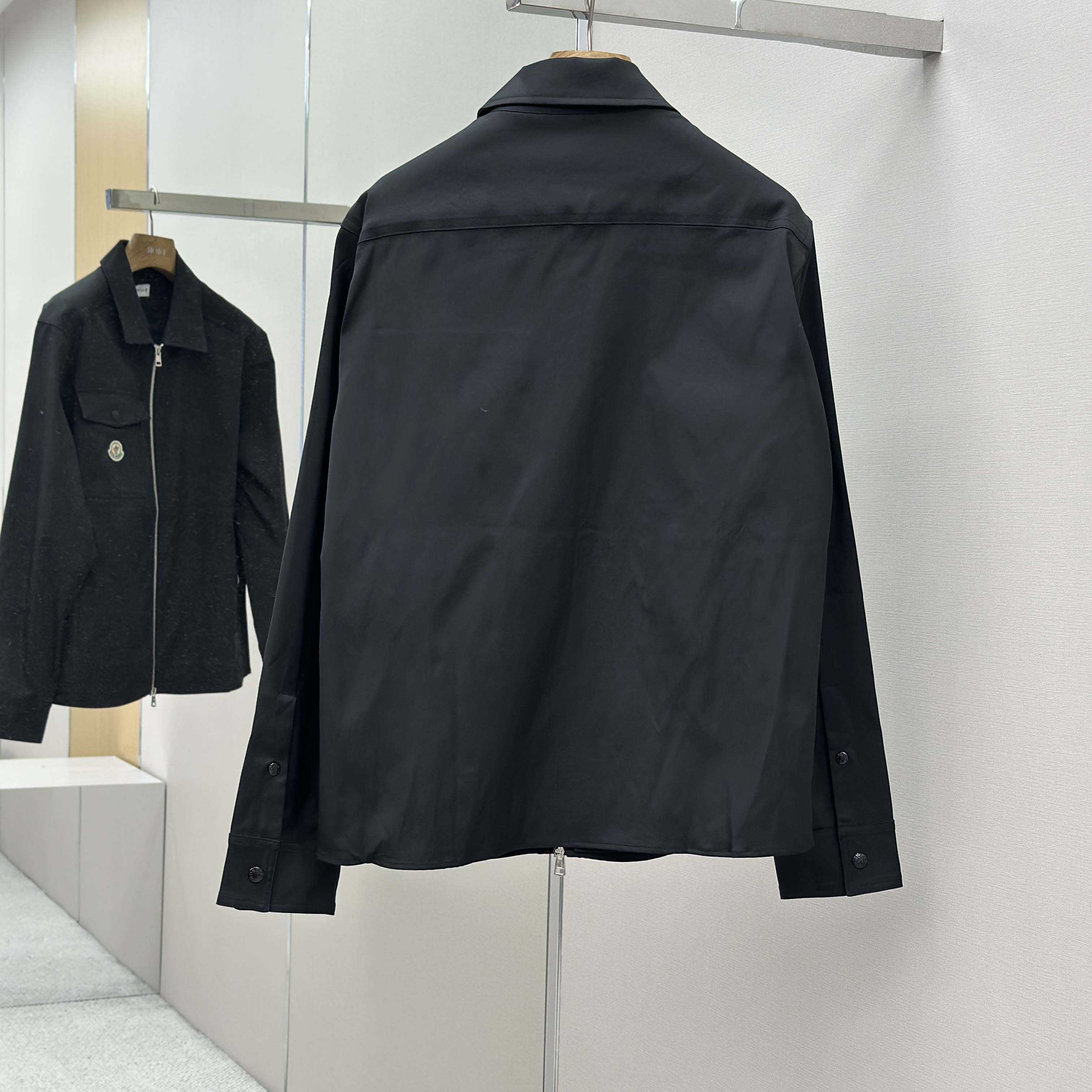Moncler Gabardine Cotton Shirt Jacket - FashionPlug