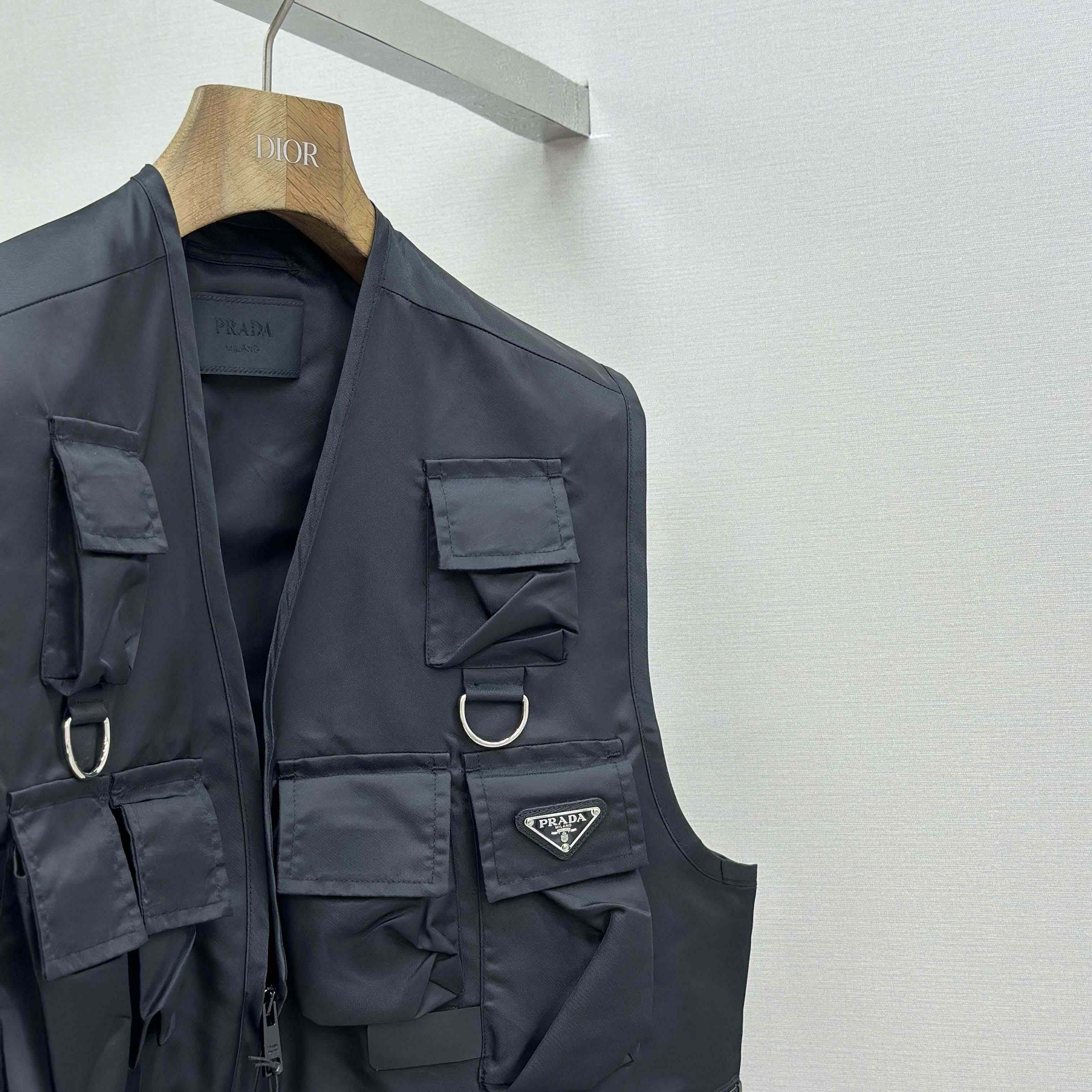 Prada Re-Nylon Utility Vest - FashionPlug