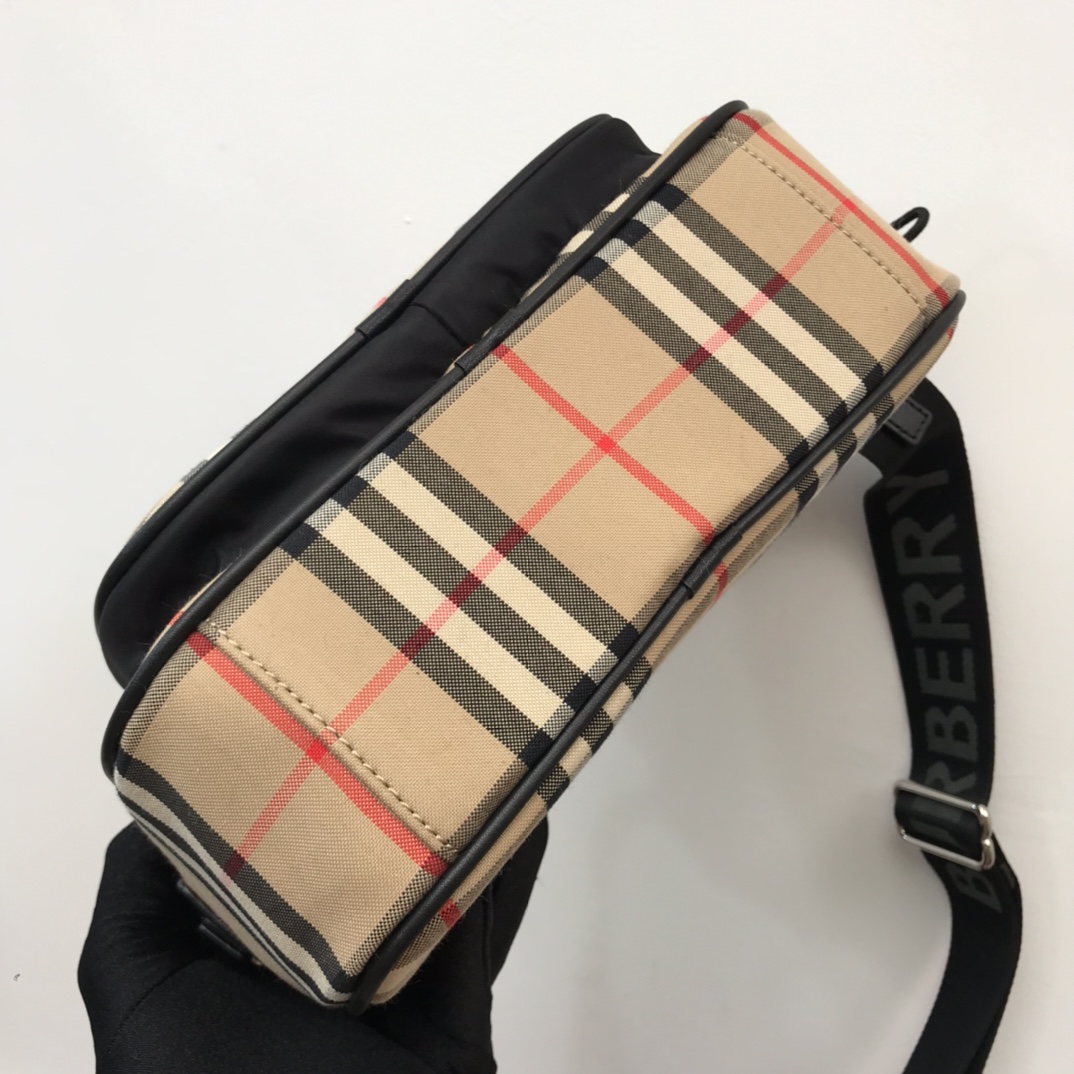 Burberry Check Shoulder Crossbody Bag  - FashionPlug