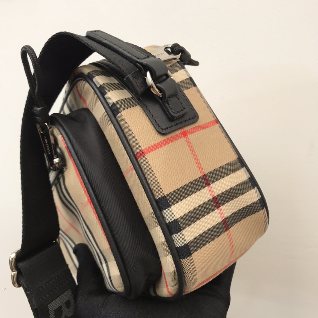 Burberry Check Shoulder Crossbody Bag  - FashionPlug