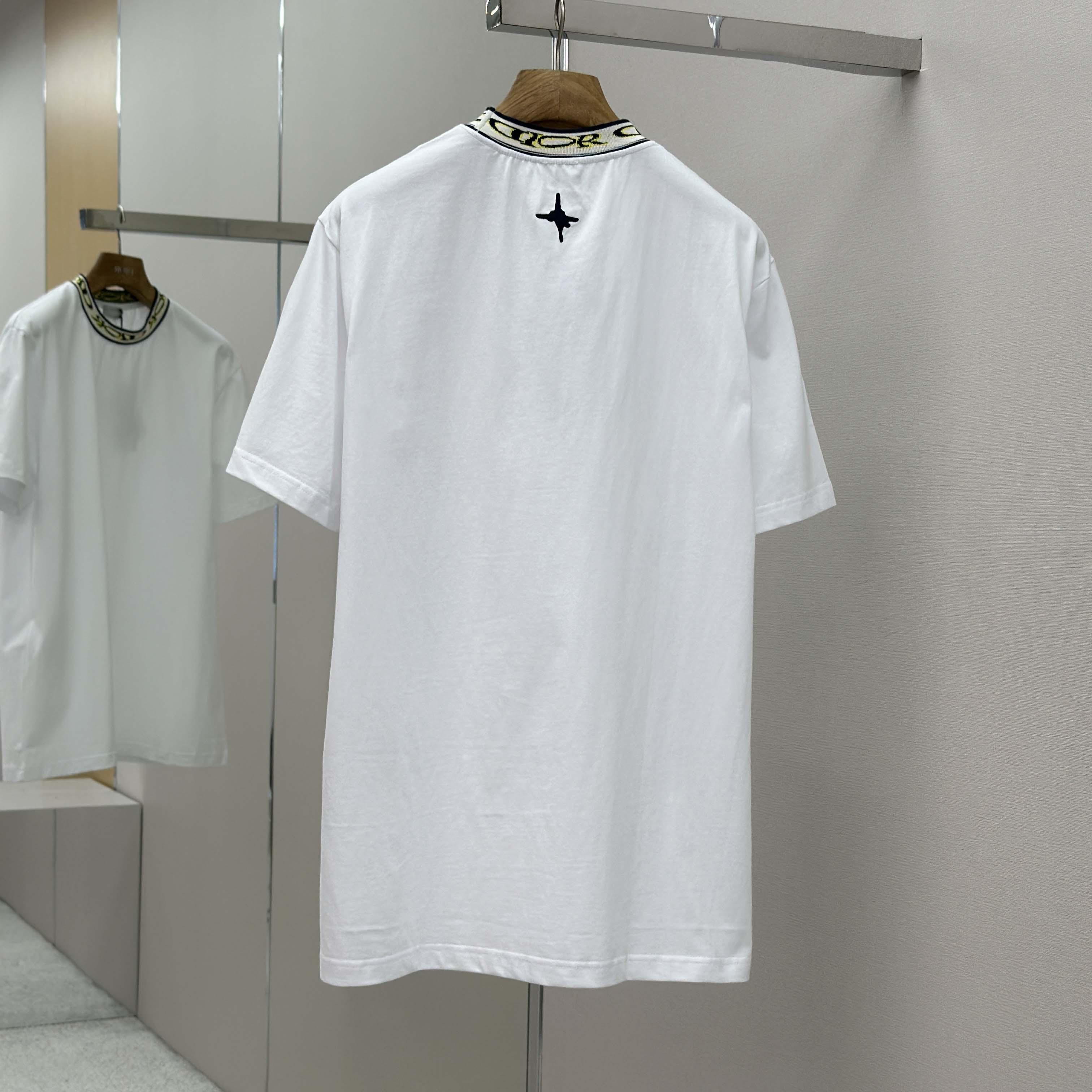 Dior And Lewis Hamilton T-Shirt, Relaxed Fit   - FashionPlug