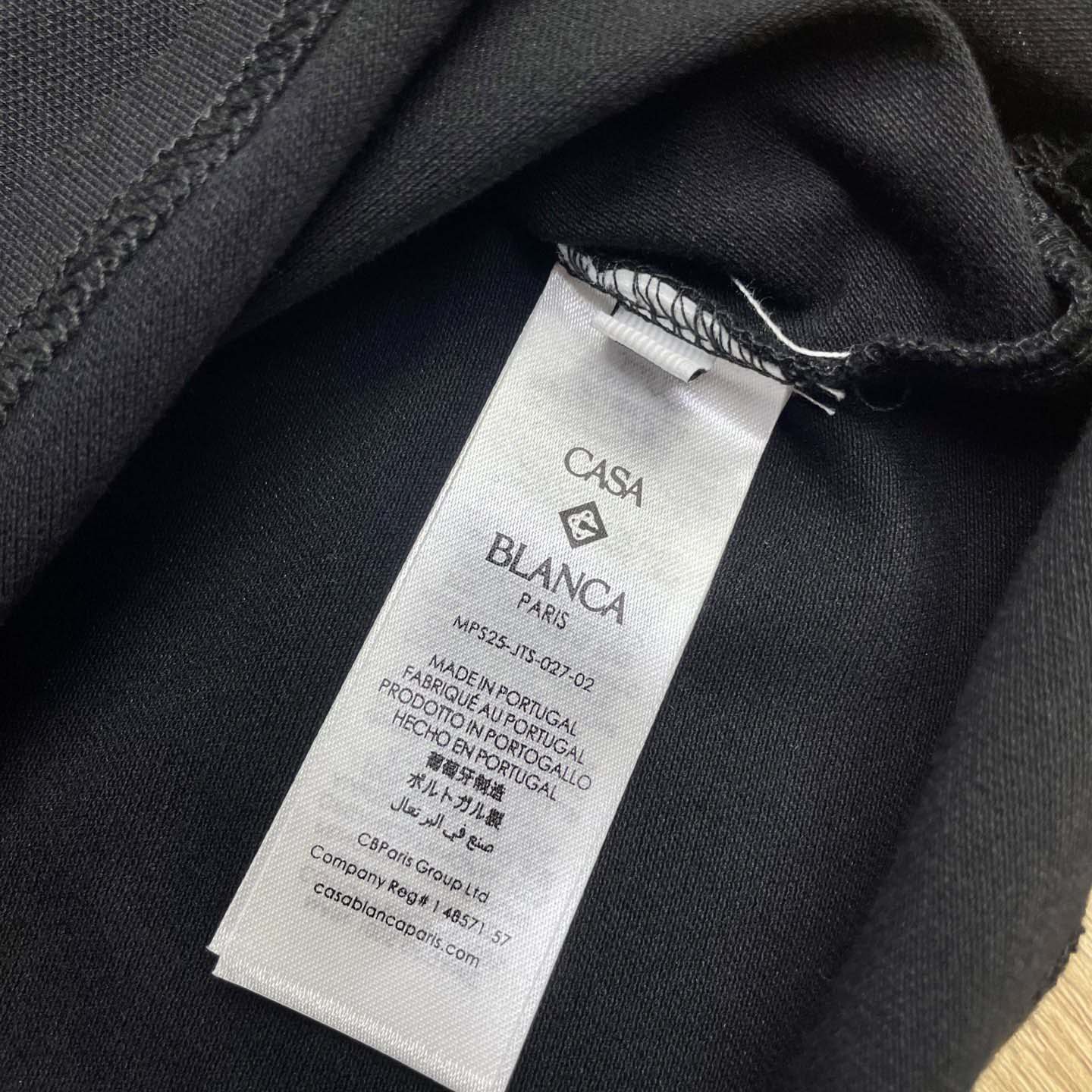 Casablanca Organic-cotton Polo Shirt   c1051 - FashionPlug