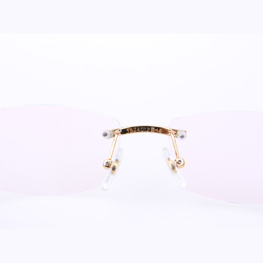 Cartier CT_3524012 Black Buffalo Eyeglasses In Gold - FashionPlug