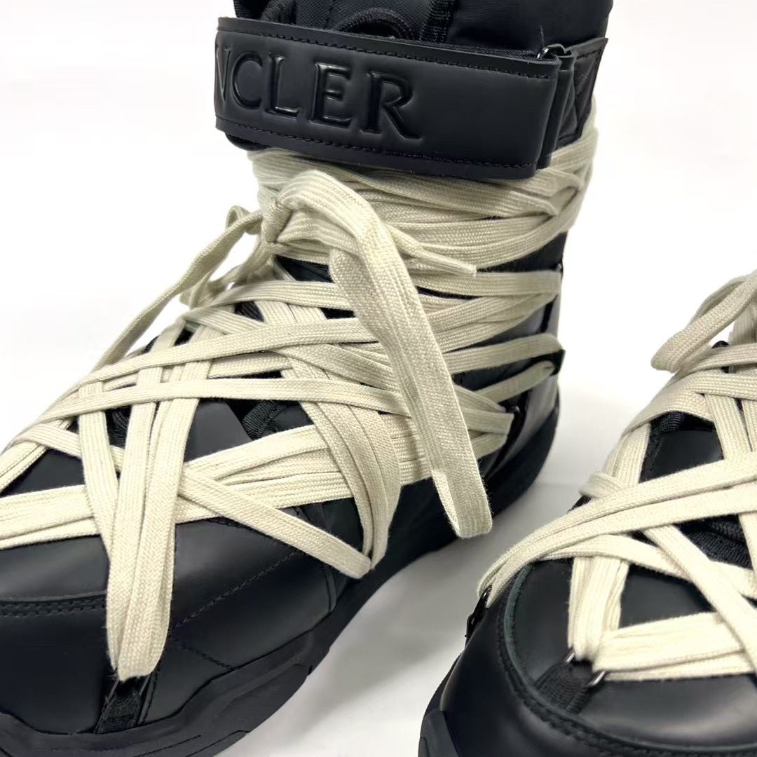 Moncler x Rick Owens Amber Snow Boot 'Black' - FashionPlug