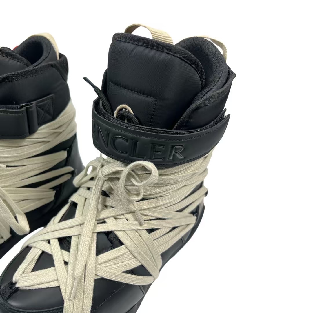 Moncler x Rick Owens Amber Snow Boot 'Black' - FashionPlug