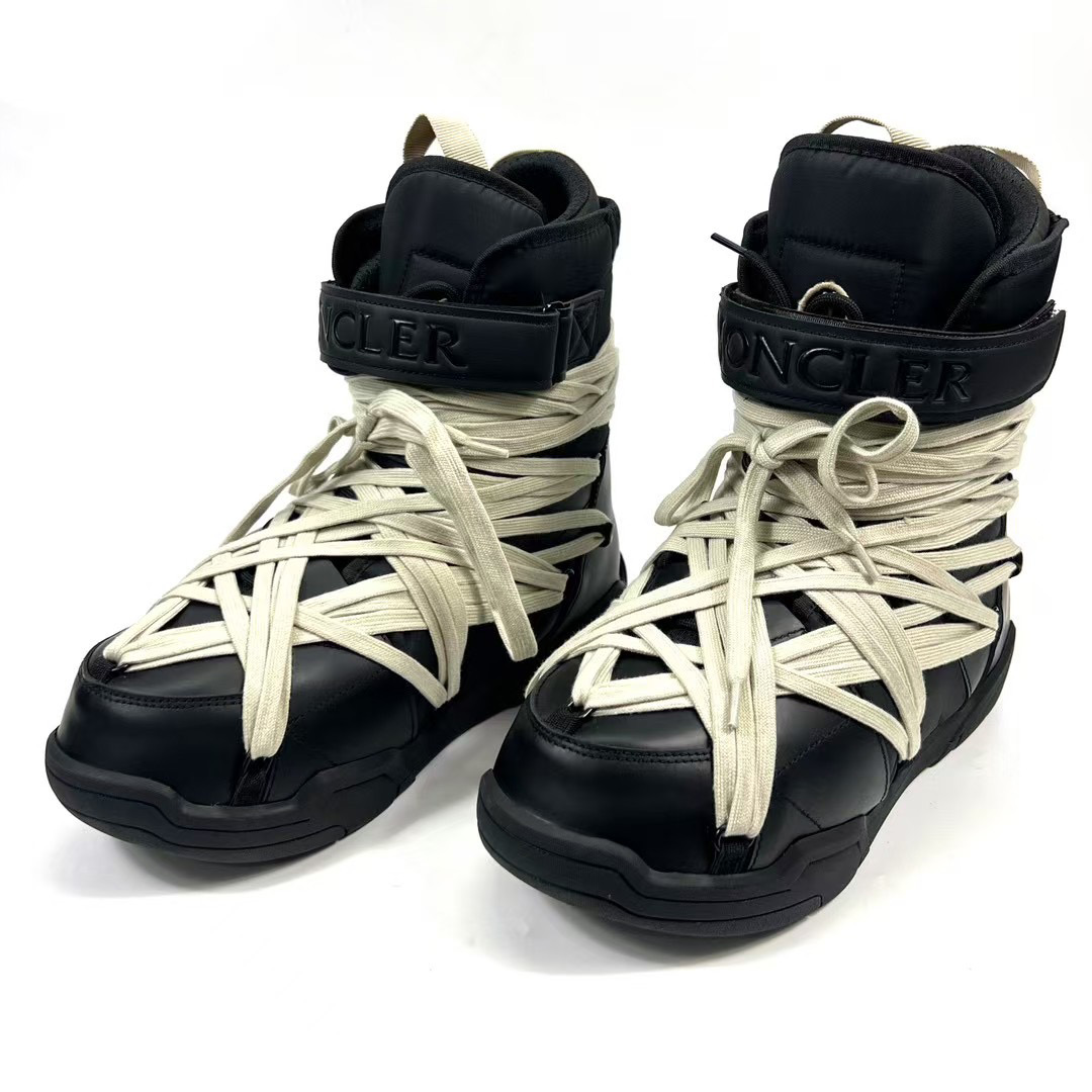 Moncler x Rick Owens Amber Snow Boot 'Black' - FashionPlug