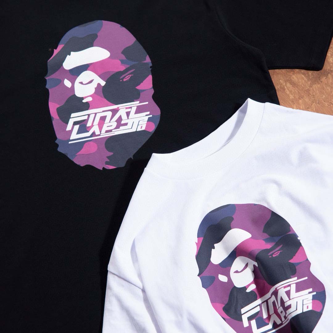 Bape x JJ Lin Ape Head Relaxed FIt Tee - FashionPlug