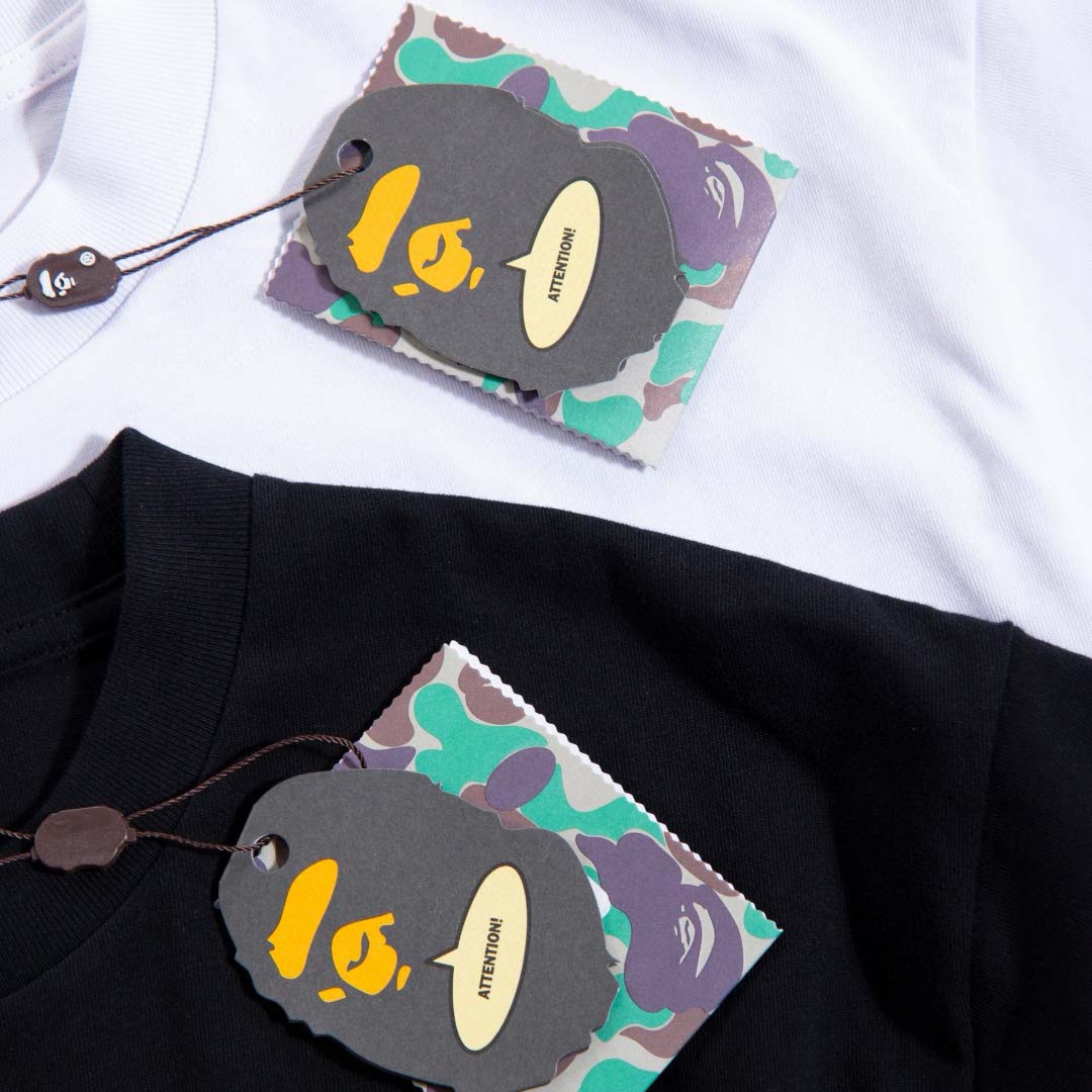Bape x JJ Lin Ape Head Relaxed FIt Tee - FashionPlug