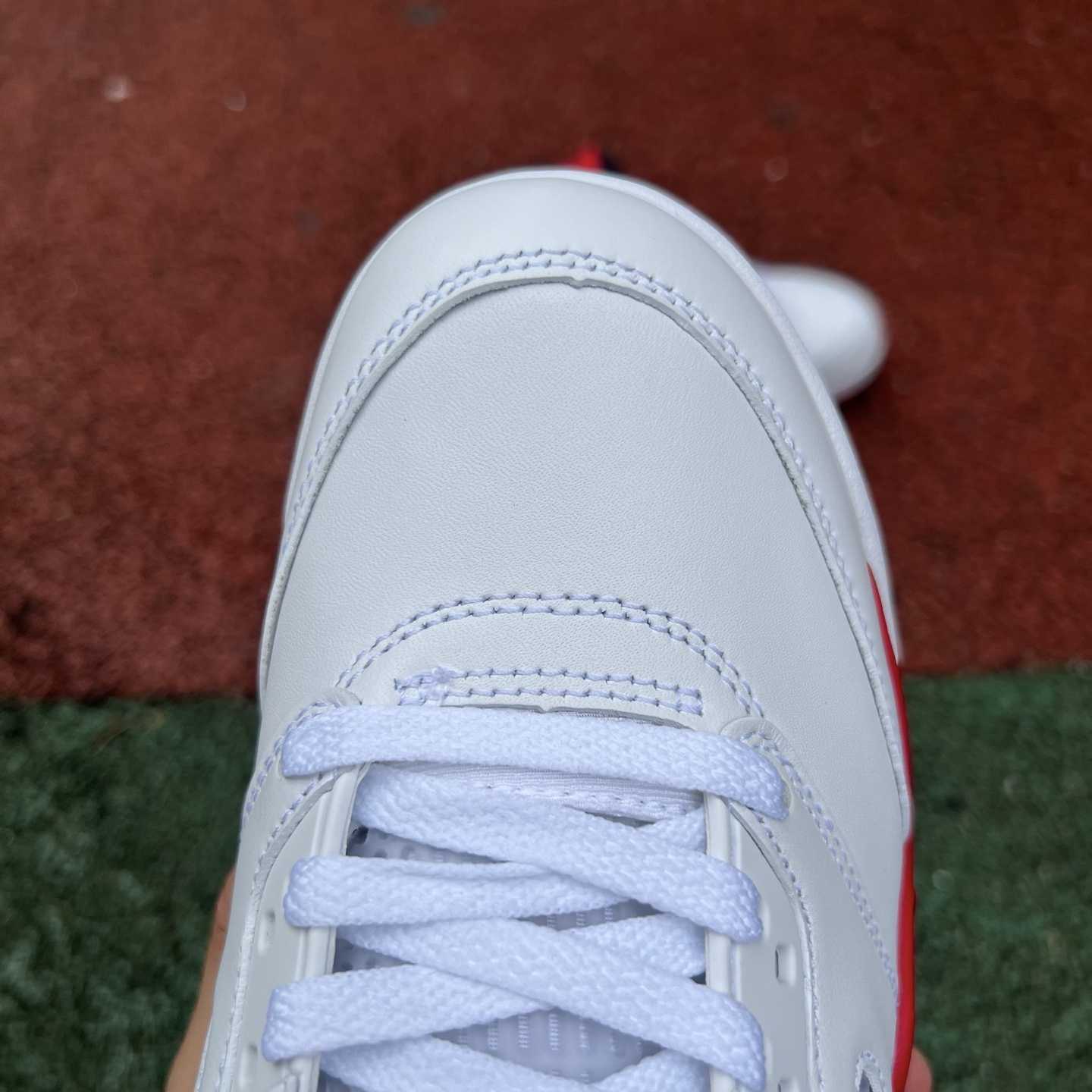 Air Jordan 5 “Fire Red Black Tongue” HQ7978-101 - FashionPlug
