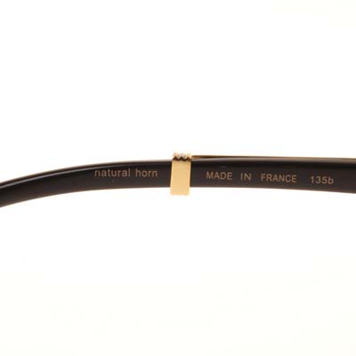 Cartier CT_1116679 Diamond Black Buffalo Sunglasses In Gold Brown - FashionPlug