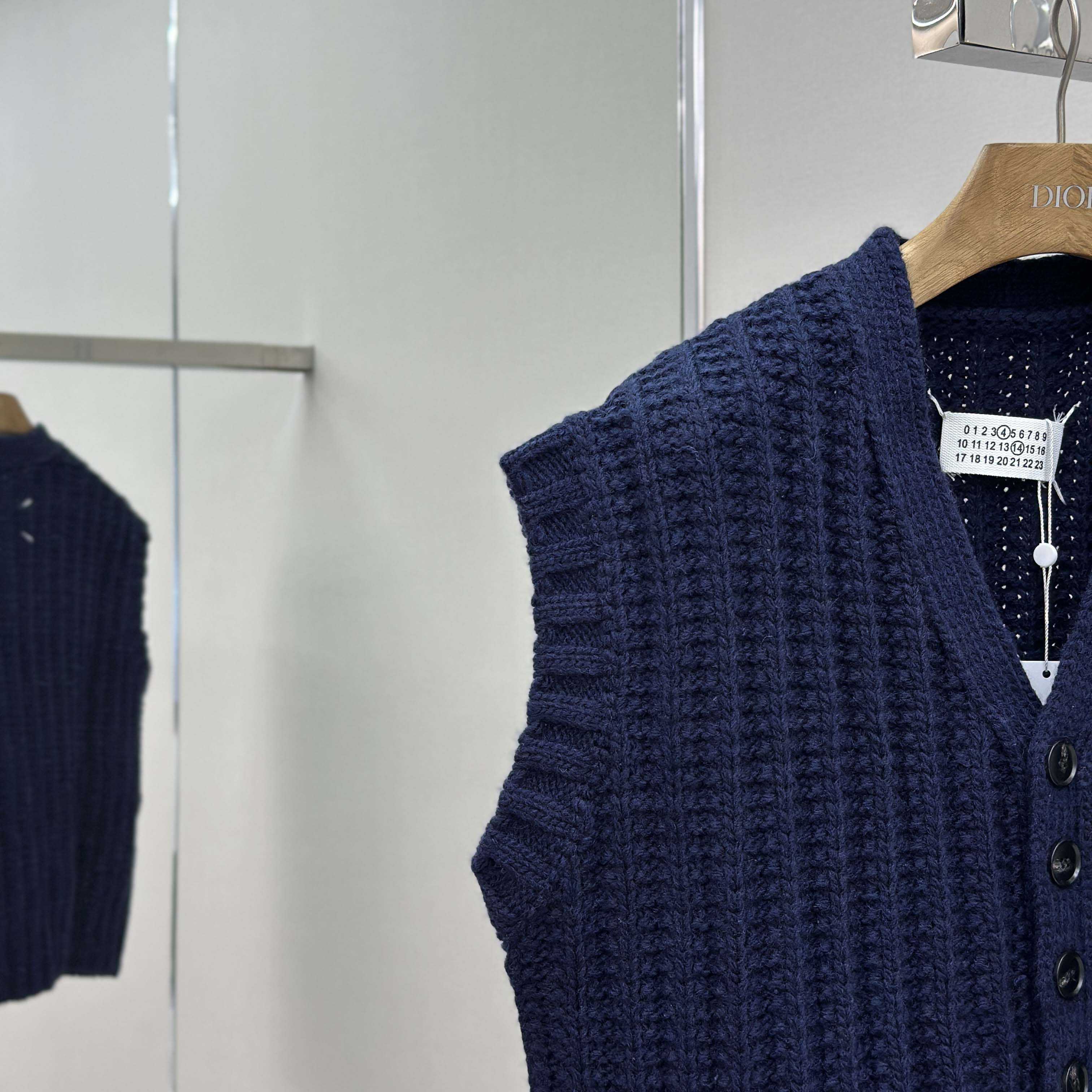 Maison Margiela Ribbed-knit Wool Vest - FashionPlug