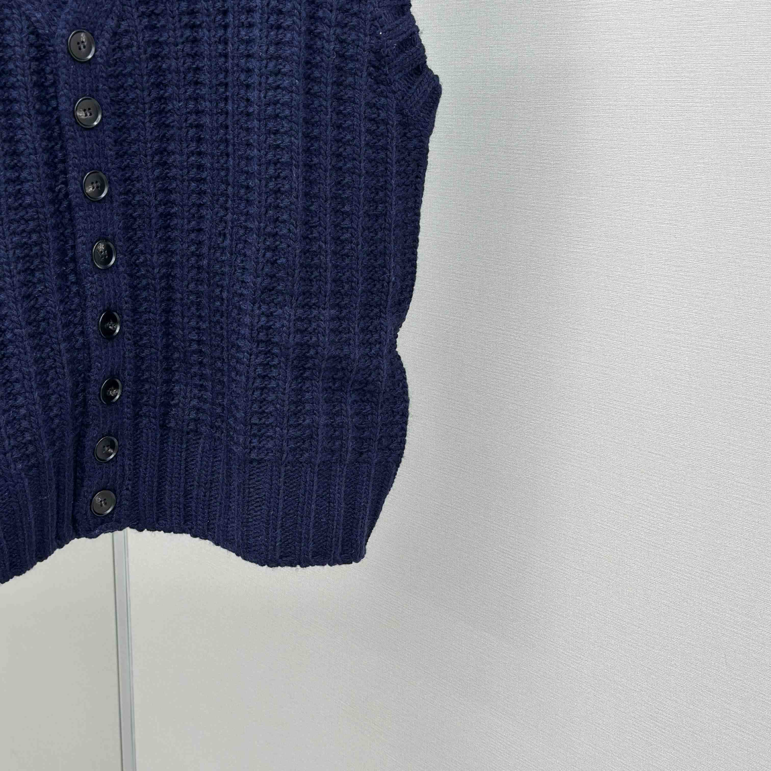 Maison Margiela Ribbed-knit Wool Vest - FashionPlug