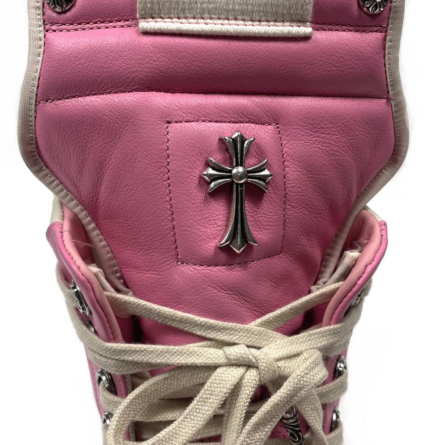 Chrome Hearts x Rick Owens Geobasket High 'Pink' - FashionPlug