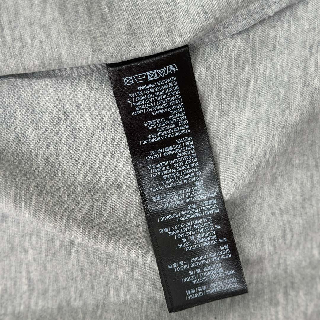 Balenciaga Taped Balenciaga Back T-Shirt Medium Fit in heather grey dry jersey - FashionPlug