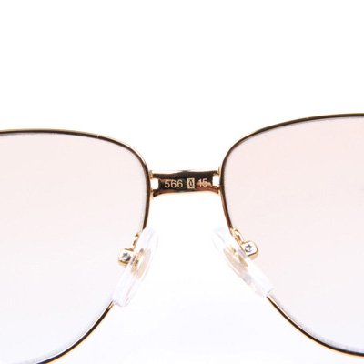 Cartier CT566 Wood Sunglasses In Gold - FashionPlug