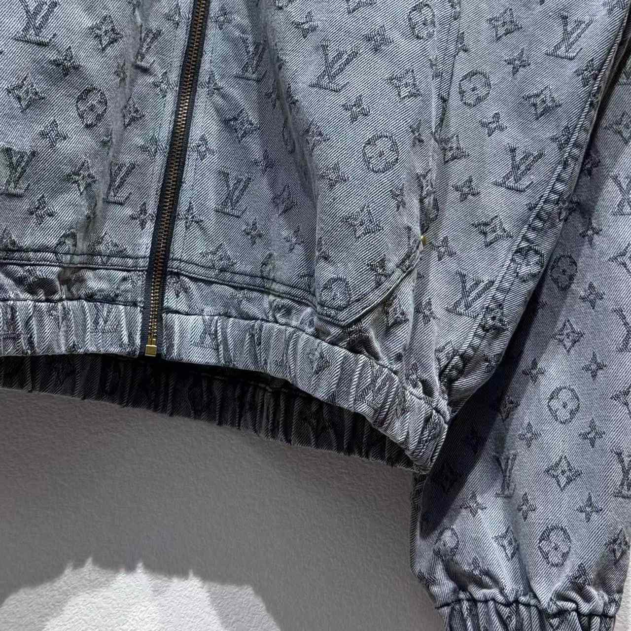 Louis Vuitton Monogram Denim Hooded Jacket - FashionPlug