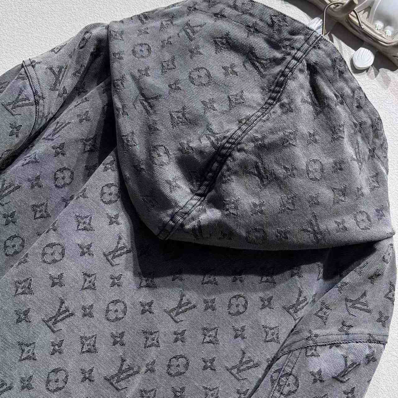 Louis Vuitton Monogram Denim Hooded Jacket - FashionPlug