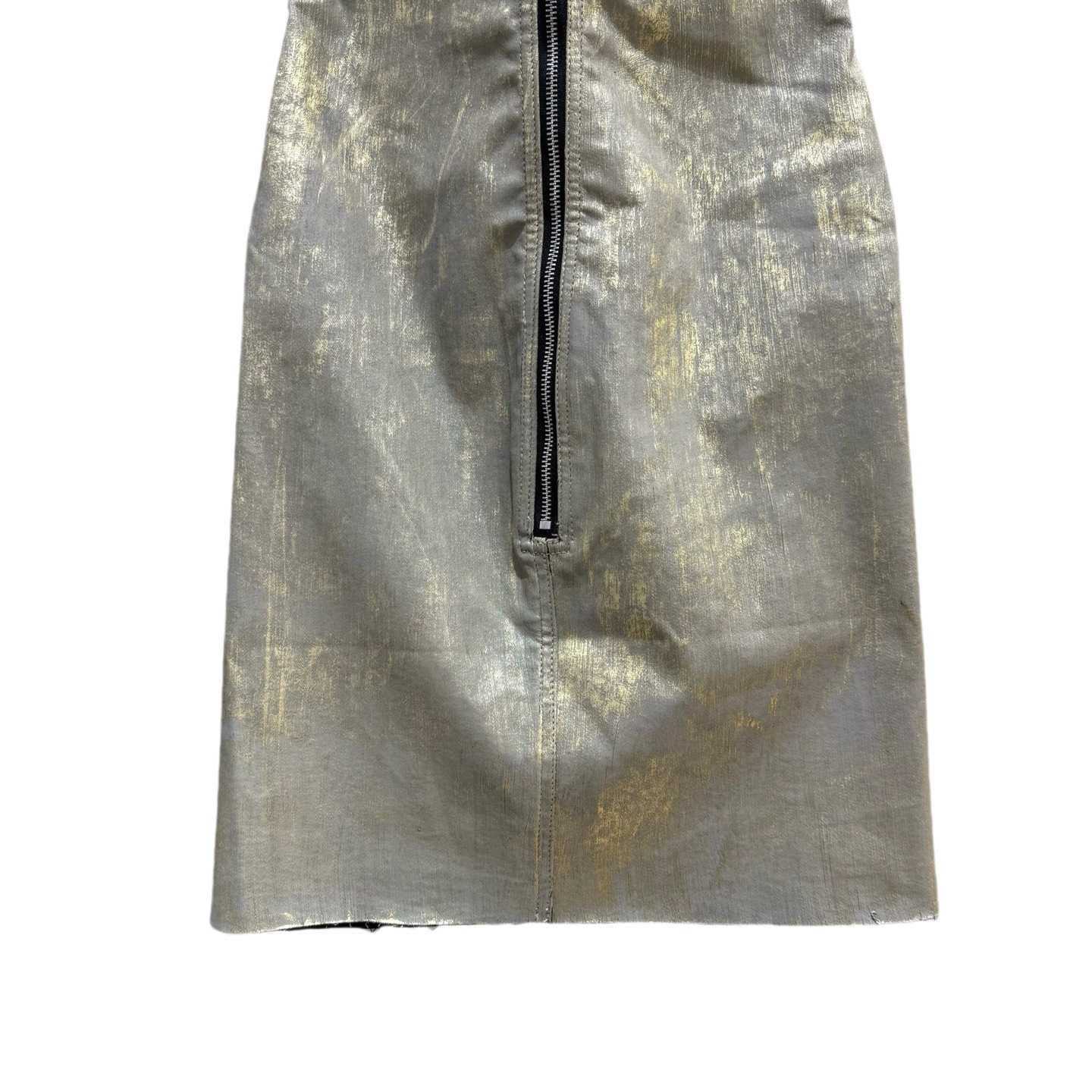 Rick Owens Gold Dress Prong Mini - FashionPlug