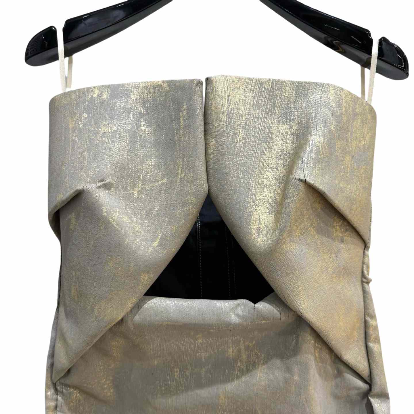 Rick Owens Gold Dress Prong Mini - FashionPlug