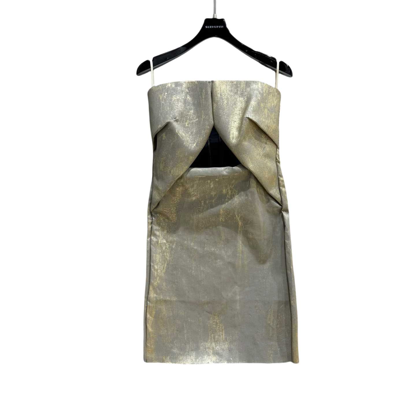 Rick Owens Gold Dress Prong Mini - FashionPlug