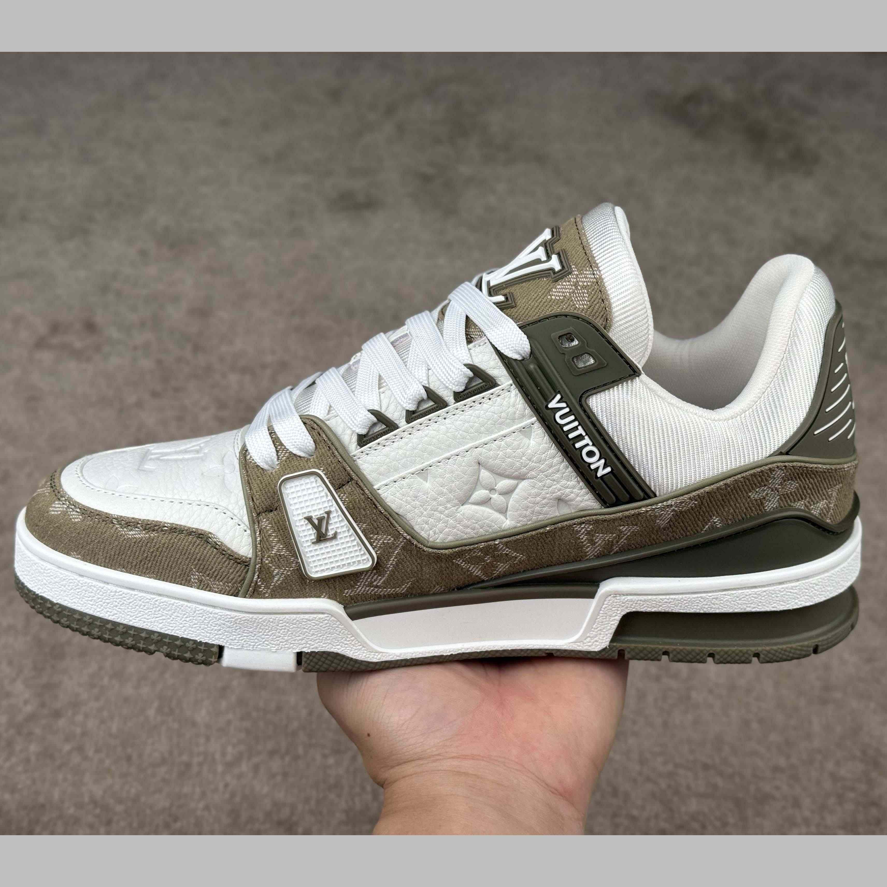 Louis Vuitton LV Trainer Sneaker   1AIKN0 - FashionPlug