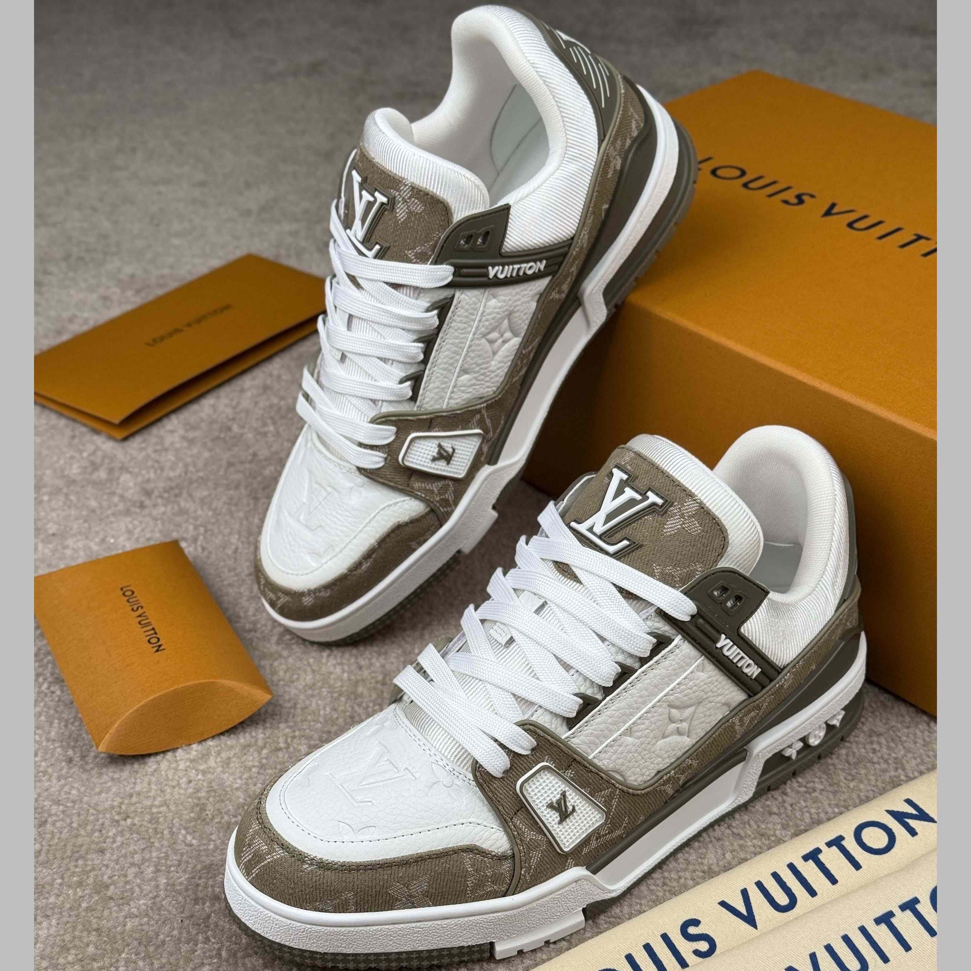 Louis Vuitton LV Trainer Sneaker   1AIKN0 - FashionPlug