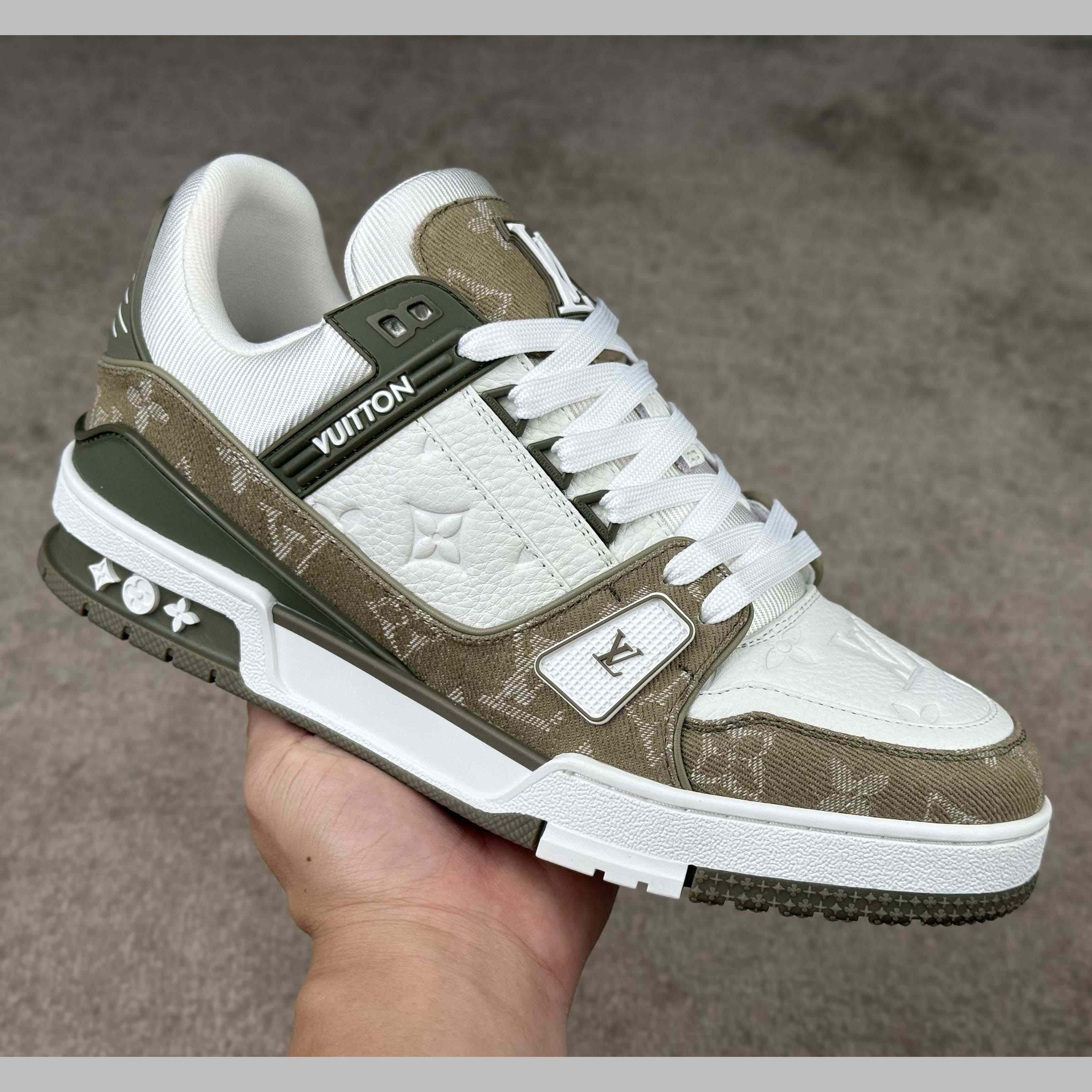 Louis Vuitton LV Trainer Sneaker   1AIKN0 - FashionPlug