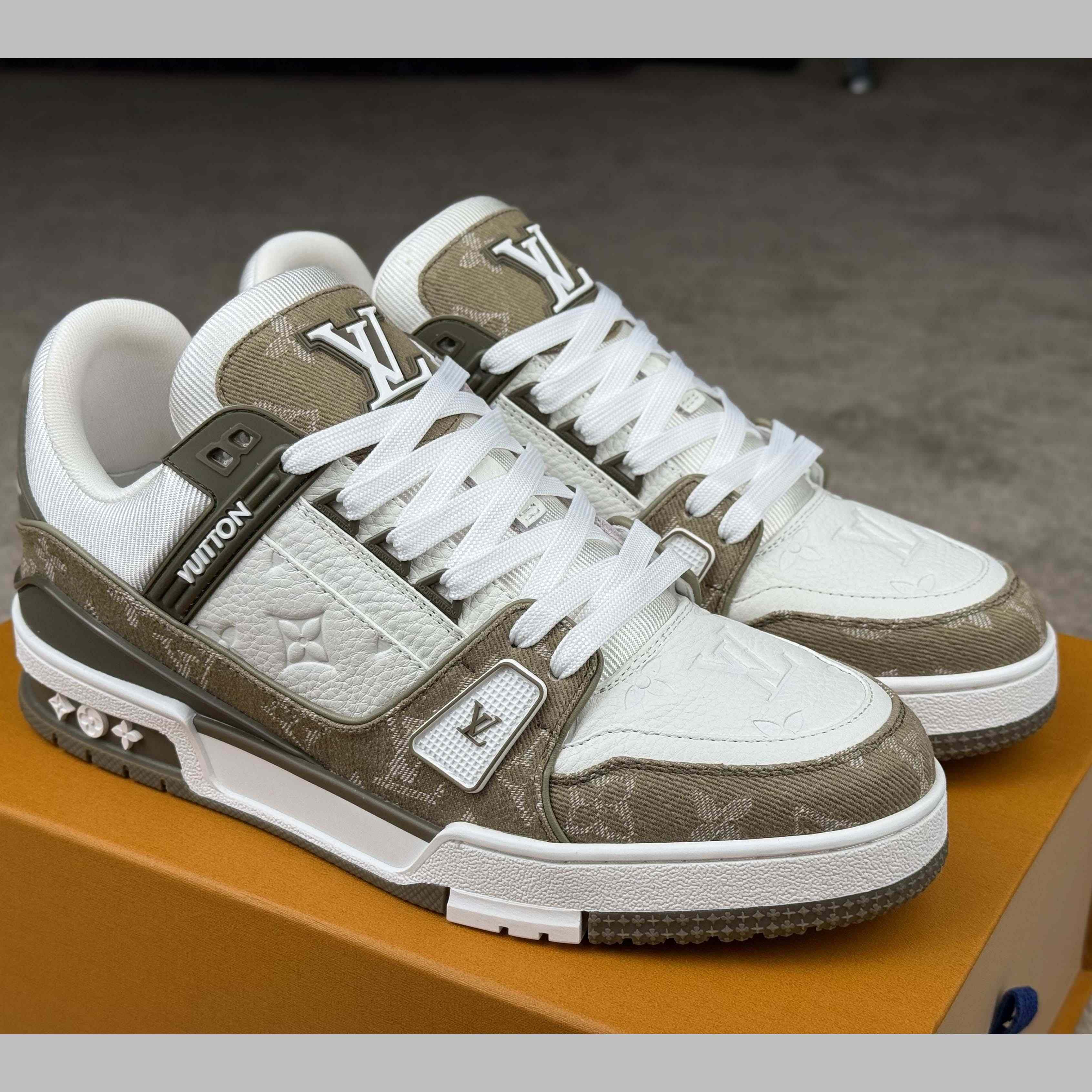 Louis Vuitton LV Trainer Sneaker   1AIKN0 - FashionPlug