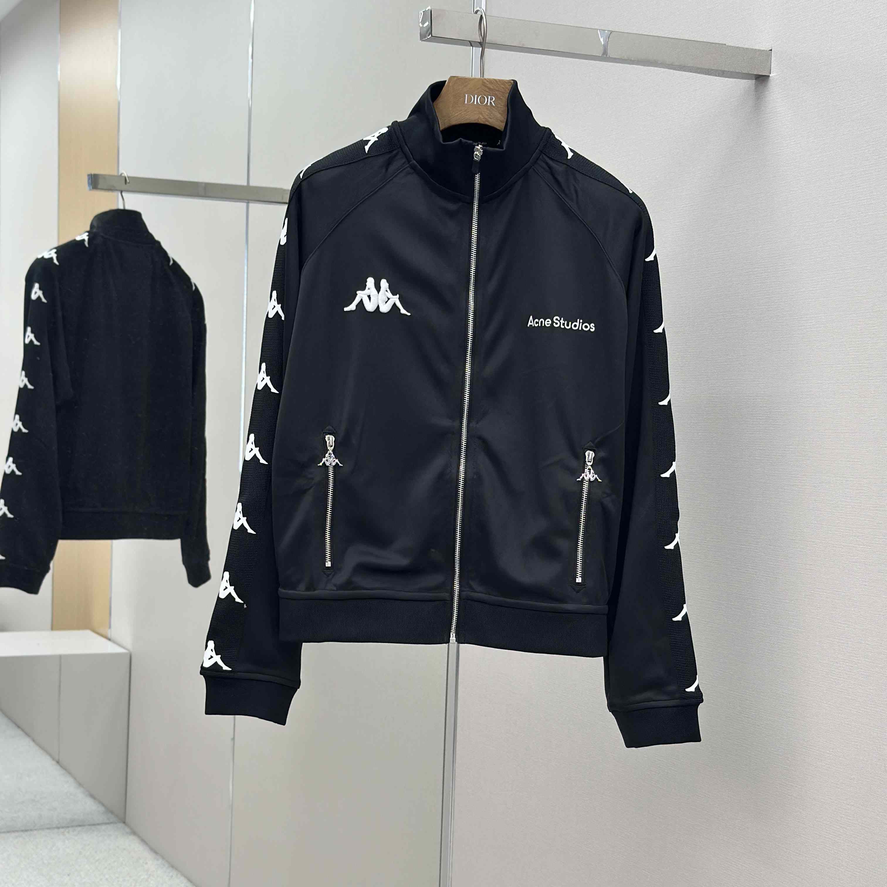 Acne Studios Zipper Sweater - Acne Studios x Kappa - FashionPlug