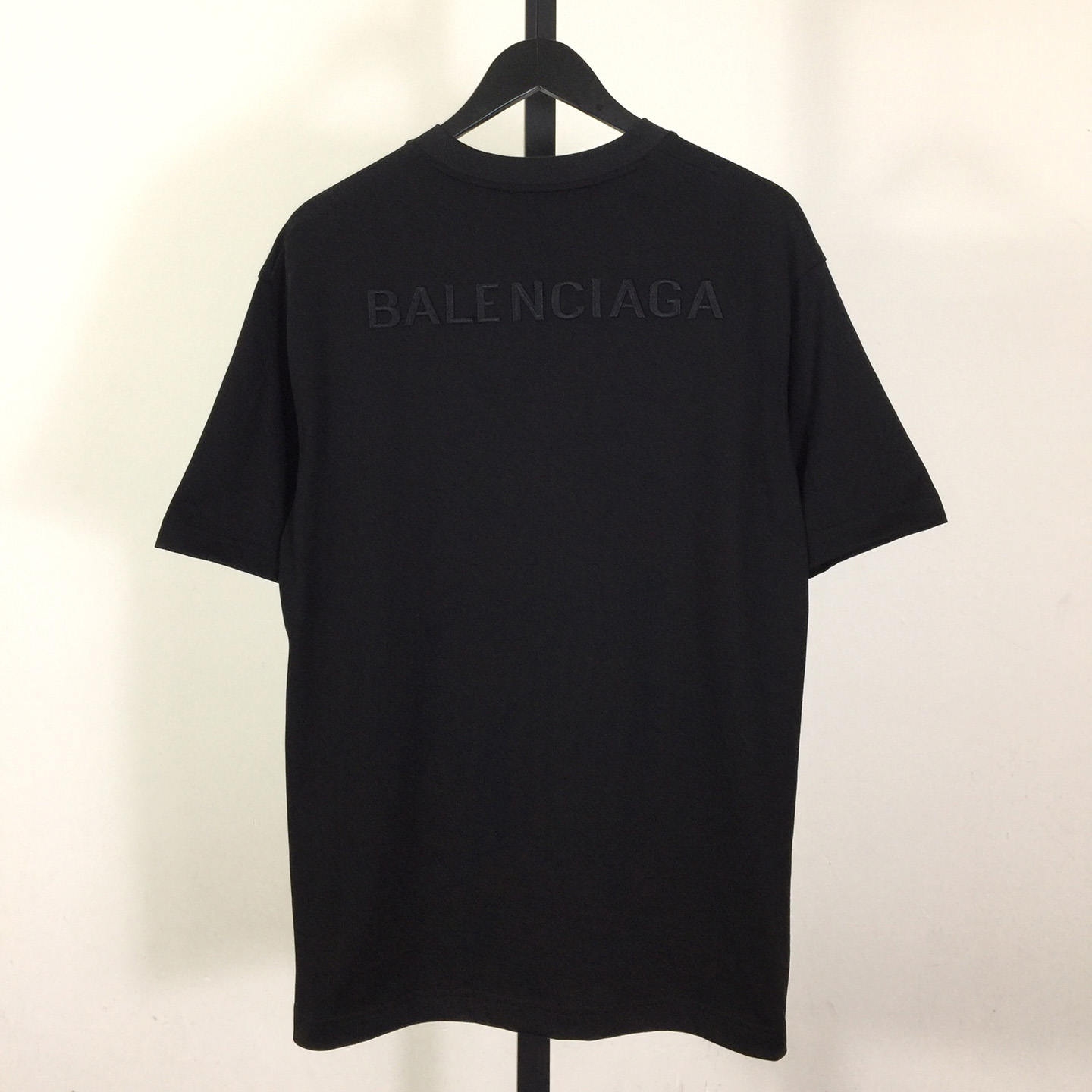 Balenciaga Embroidered Lettering Short Sleeve - FashionPlug