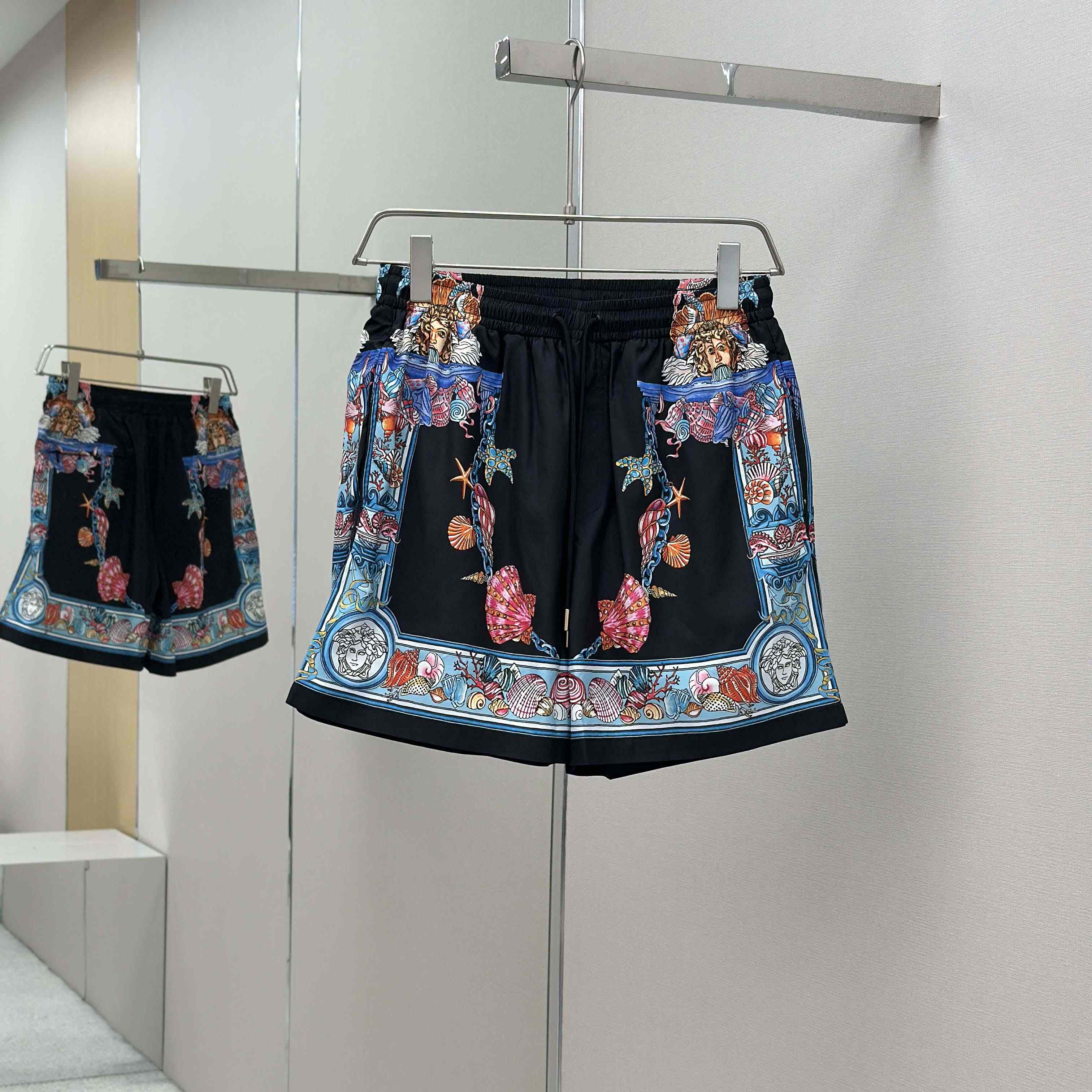 Versace Coral Theatre Swim Boardshorts  - FashionPlug