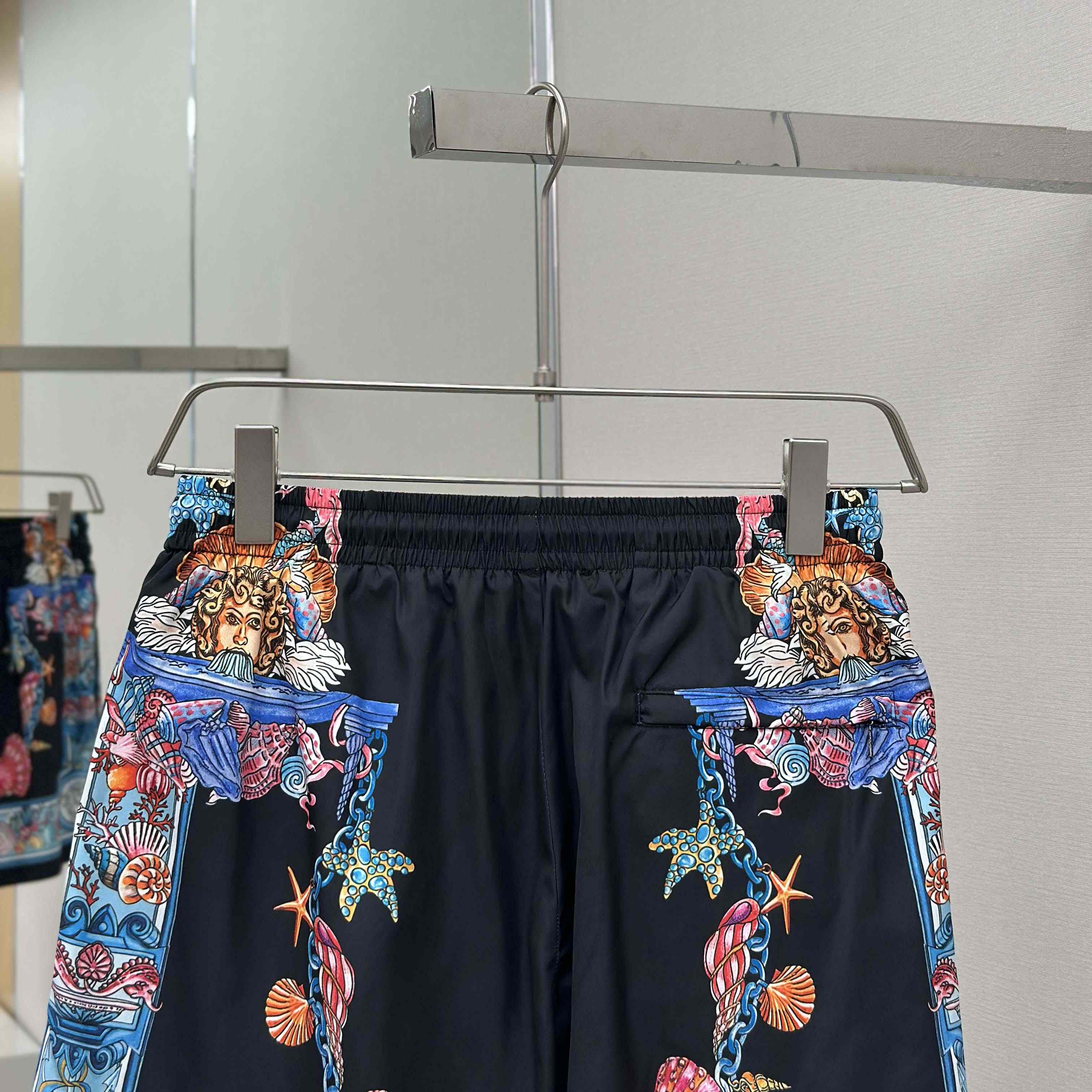 Versace Coral Theatre Swim Boardshorts  - FashionPlug