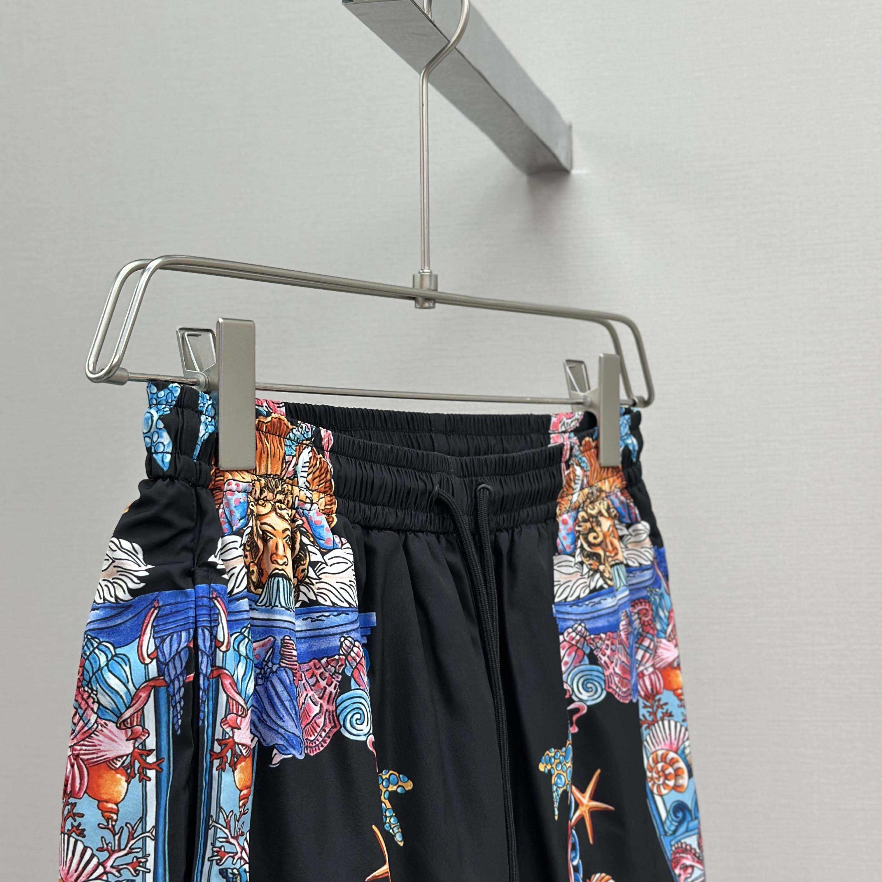 Versace Coral Theatre Swim Boardshorts  - FashionPlug