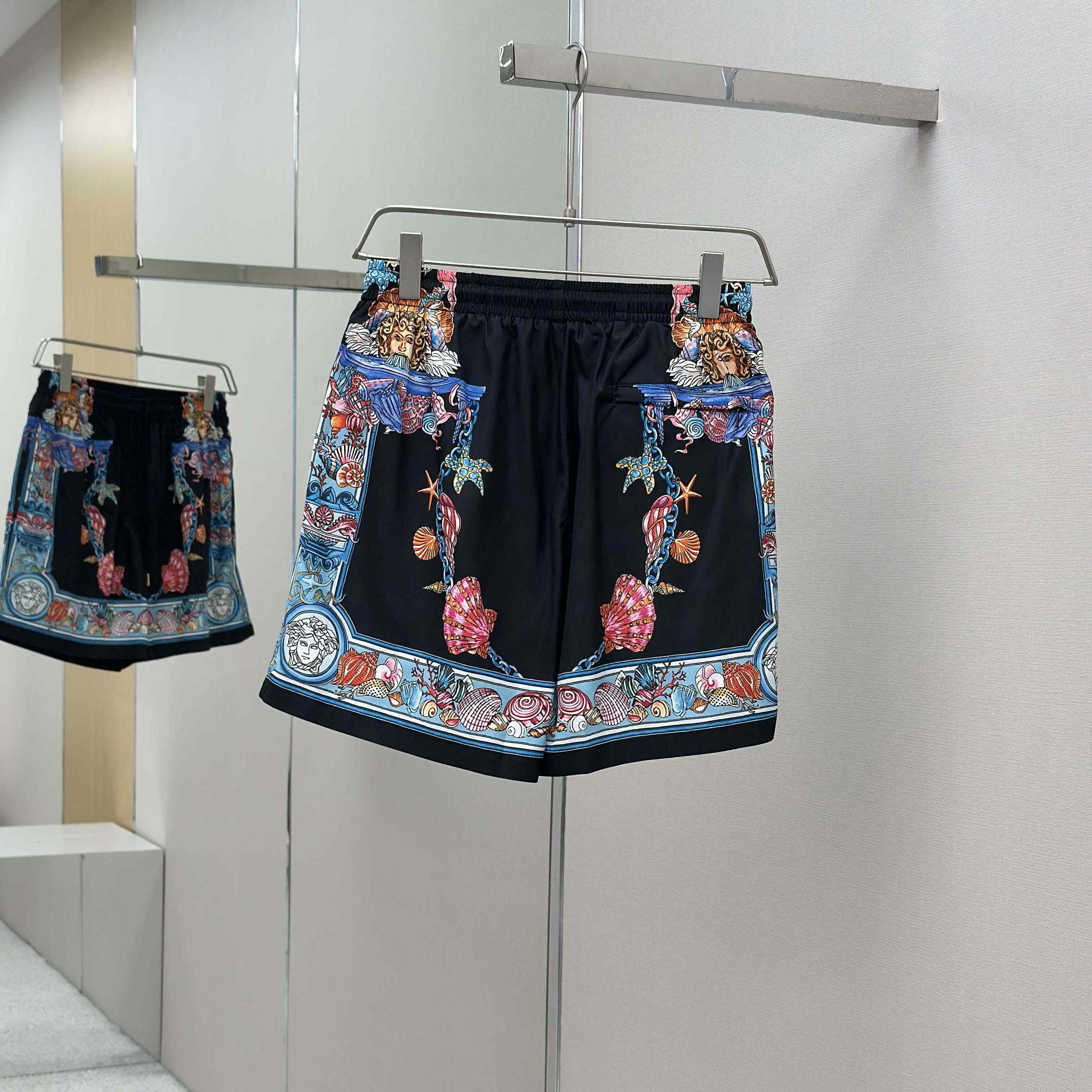 Versace Coral Theatre Swim Boardshorts  - FashionPlug