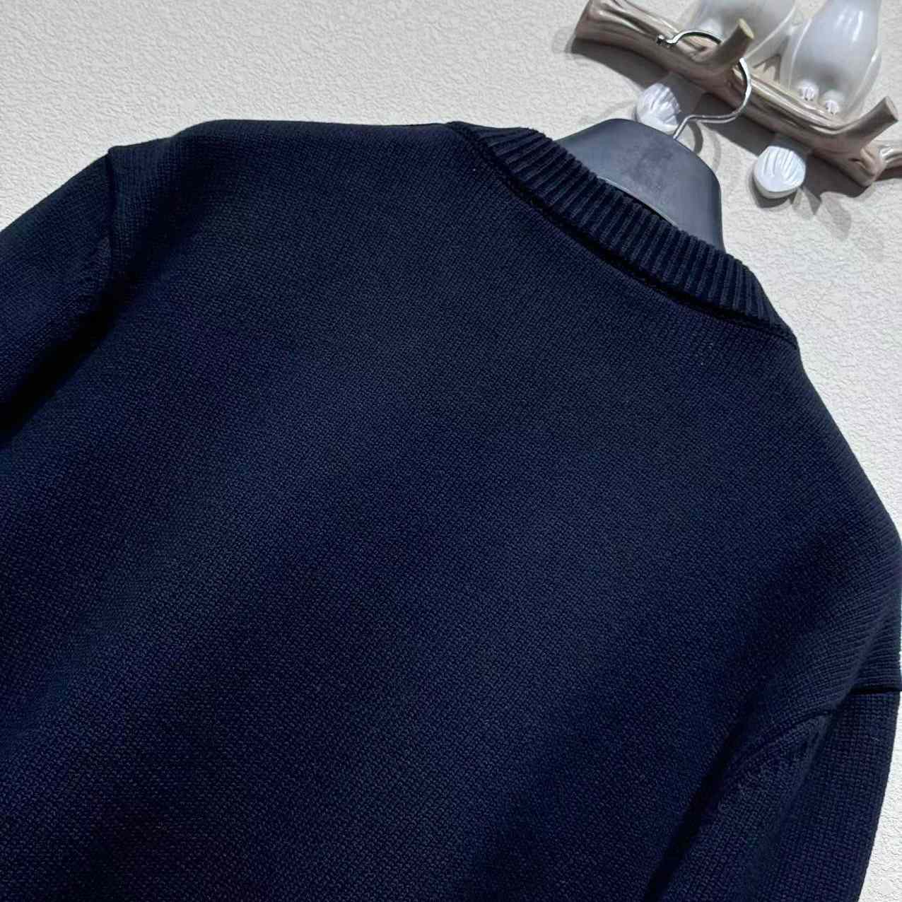Louis Vuitton Embroidered Cotton-Blend Crewneck - Luxury Blue - FashionPlug